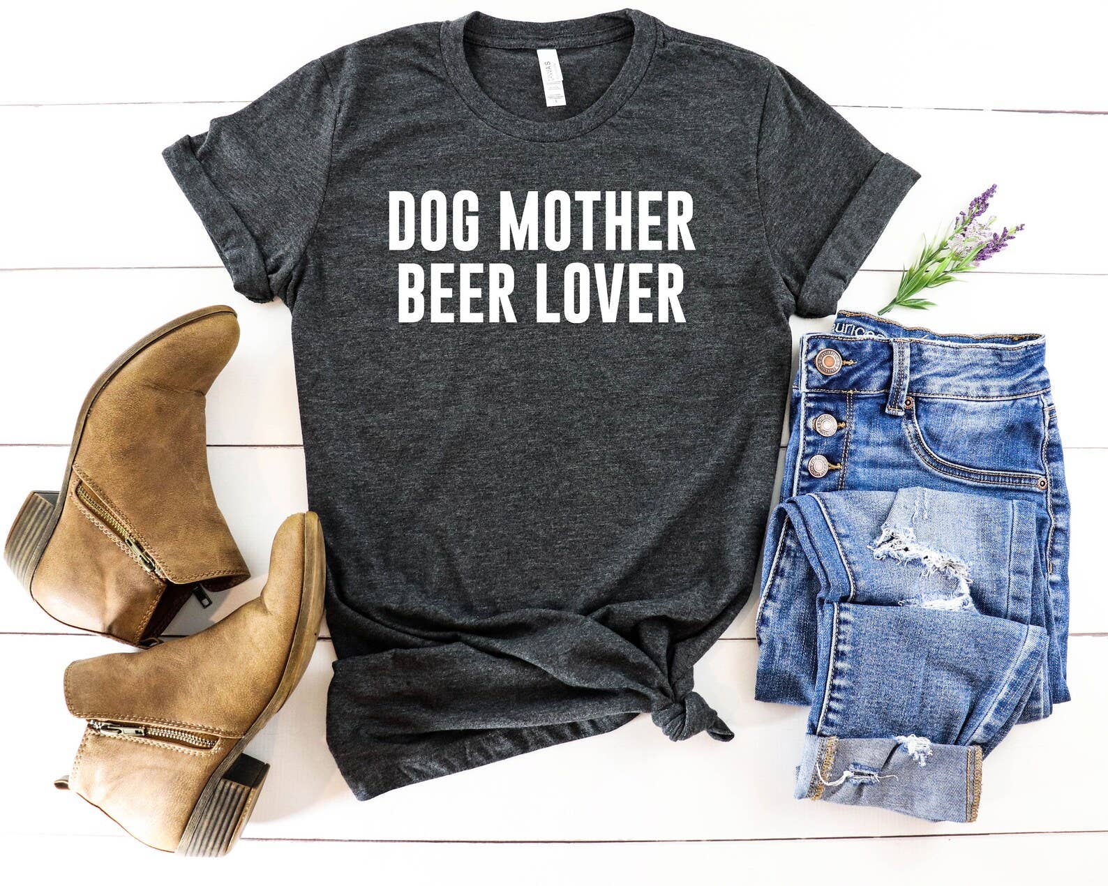 Dog Mother Beer Lover T-Shirt Hoodie, Sweatshirt | PodTeesHub.com