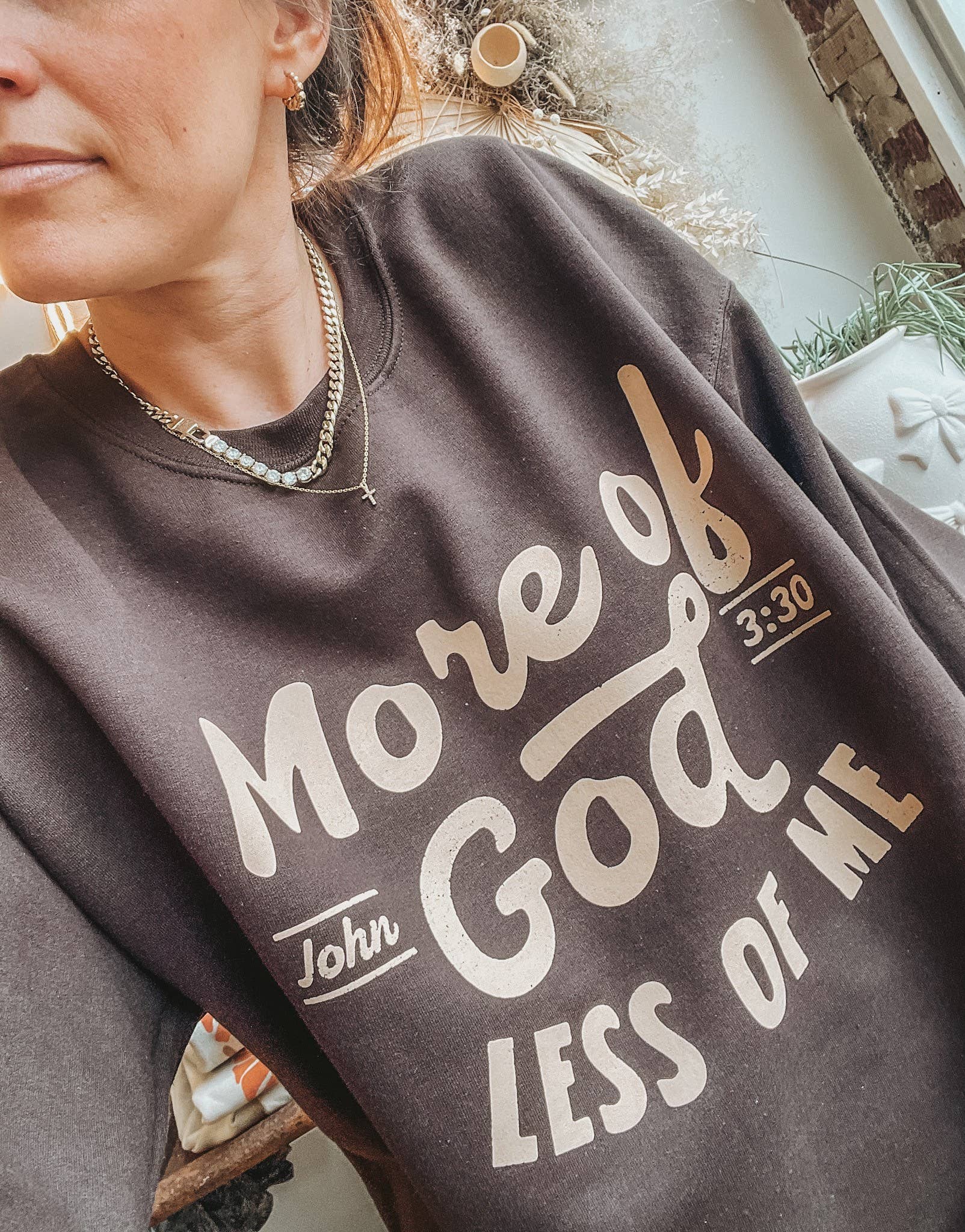 More of God Crew Neck Sweatshirt | Trending T-Shirts, Hoodie | PodTeesHub.com