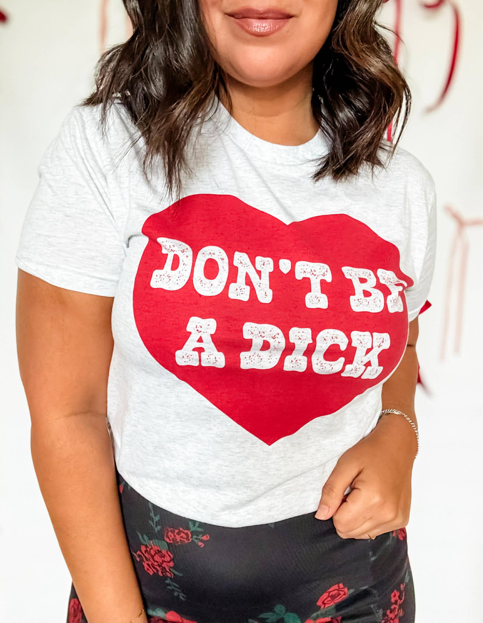 Funny Statement Graphic Tee with Heart Design, Valentine Tee Hoodie, Sweatshirt | PodTeesHub.com