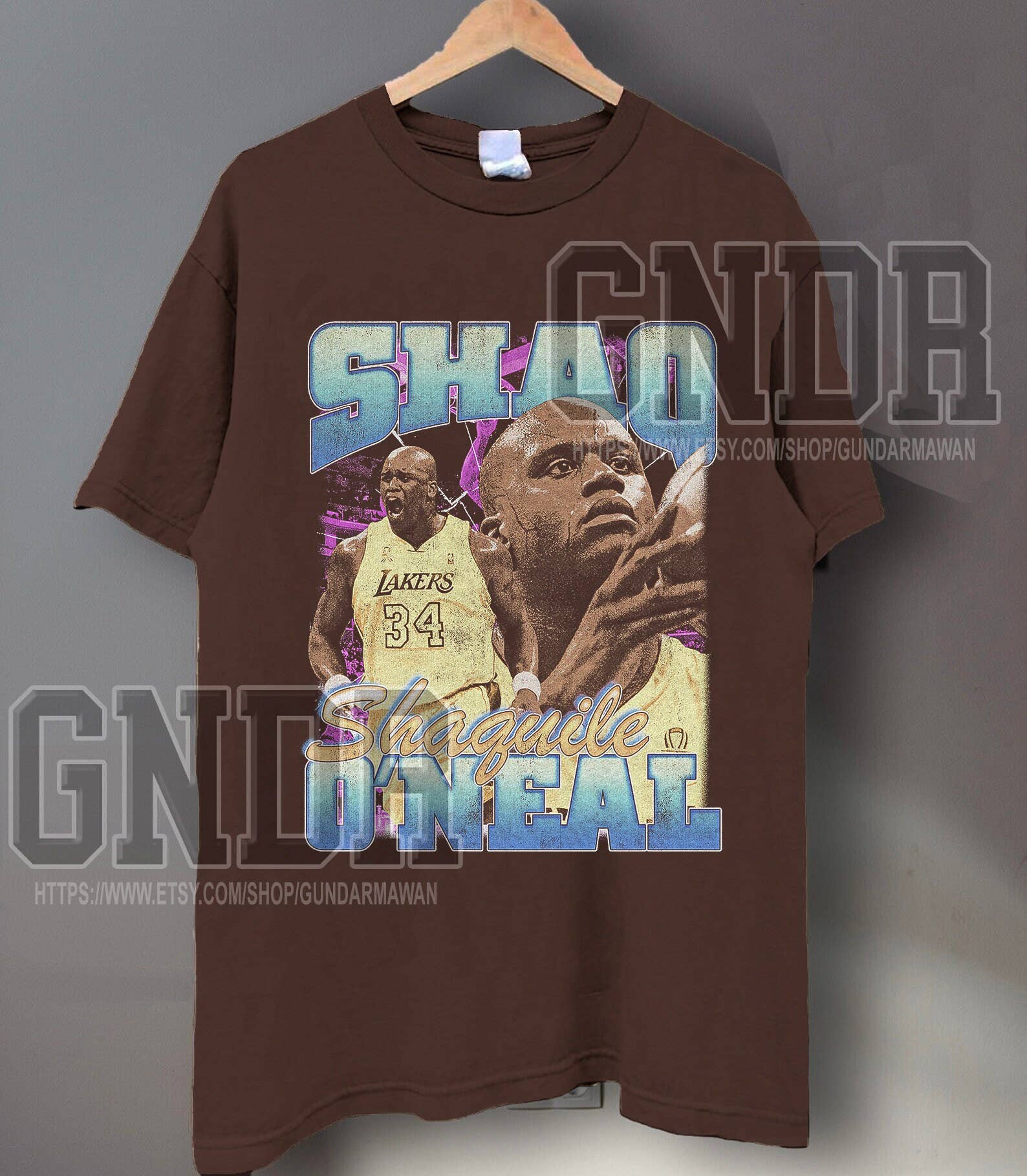 Shaquille O'neal 90s Vintage Distressed Basketball Shirt Hoodie, Sweatshirt | PodTeesHub.com