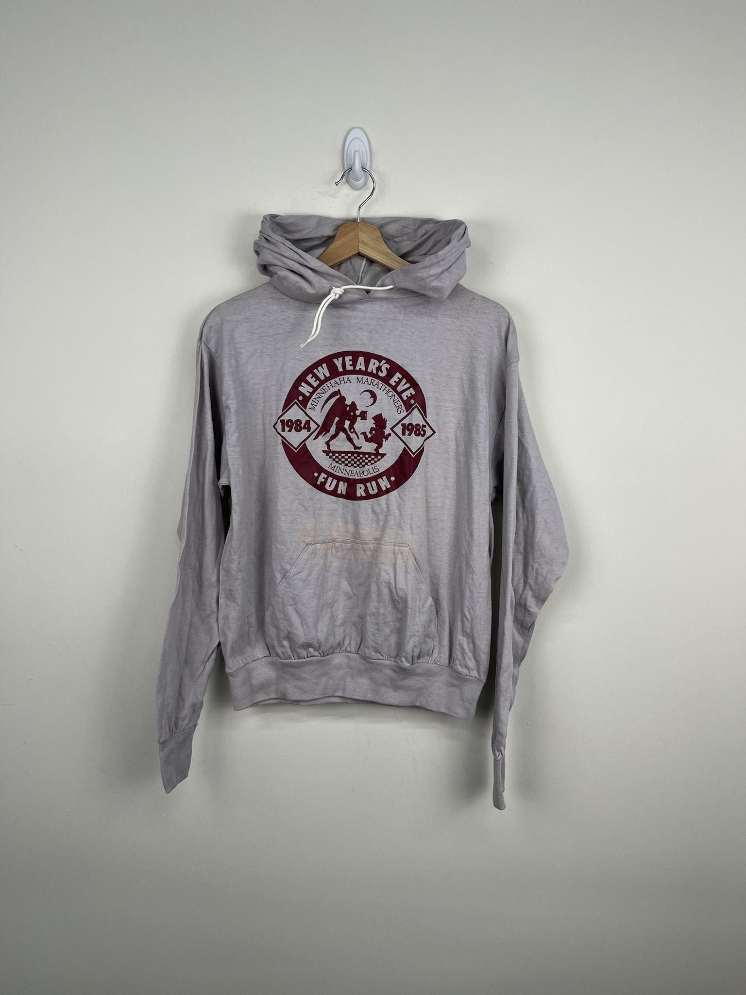 Vintage Crewneck 1984 New Years Eve Fun Run Hoodie T-Shirts, Sweatshirt | PodTeesHub.com