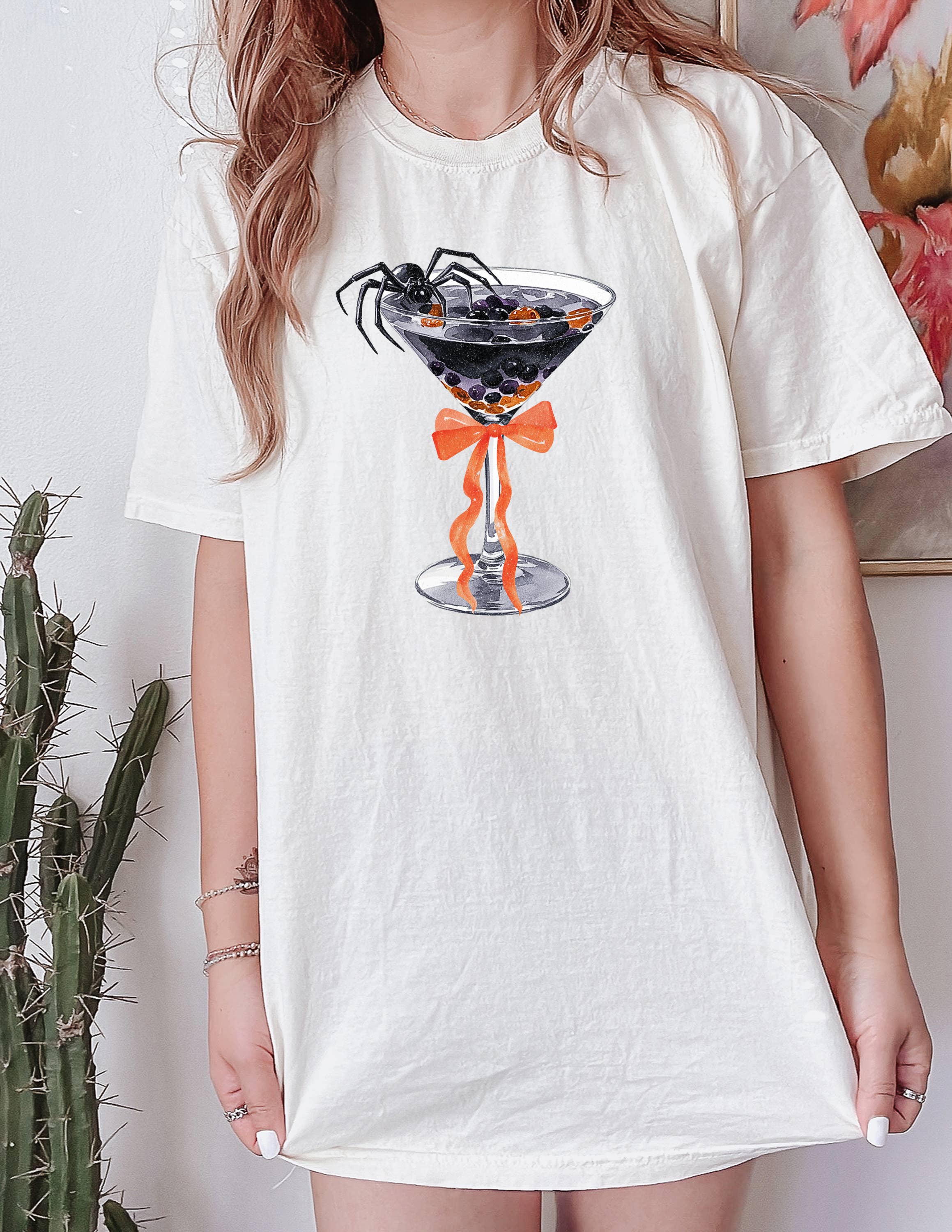 Scary T Shirt, Halloween T Shirts, Graphic Tee, Spiders Hoodie, Sweatshirt | PodTeesHub.com