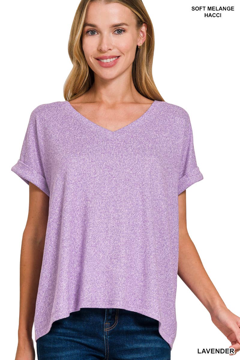 ..SI-27436 2tone Hacci Lightweight Sweater Top T-Shirts, Hoodie, Sweatshirt | PodTeesHub.com