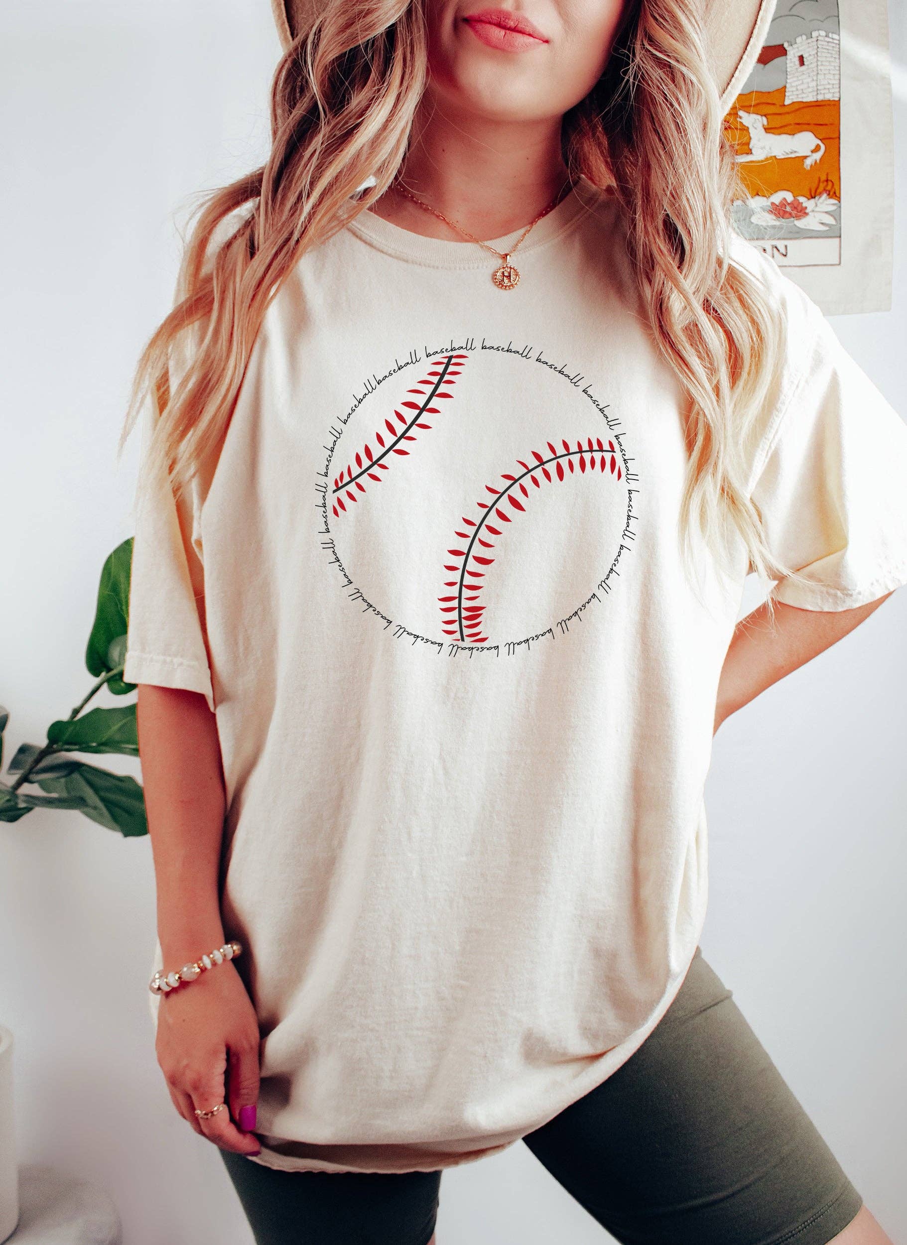 Chic Baseball Word Art Bk T-Shirt Hoodie, Sweatshirt | PodTeesHub.com