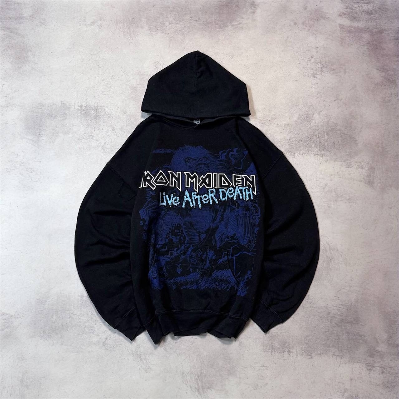 Iron Maiden Vintage 2003 Iron Maiden Live After Death Hoodie Baggy Fit T-Shirts, Sweatshirt | PodTeesHub.com