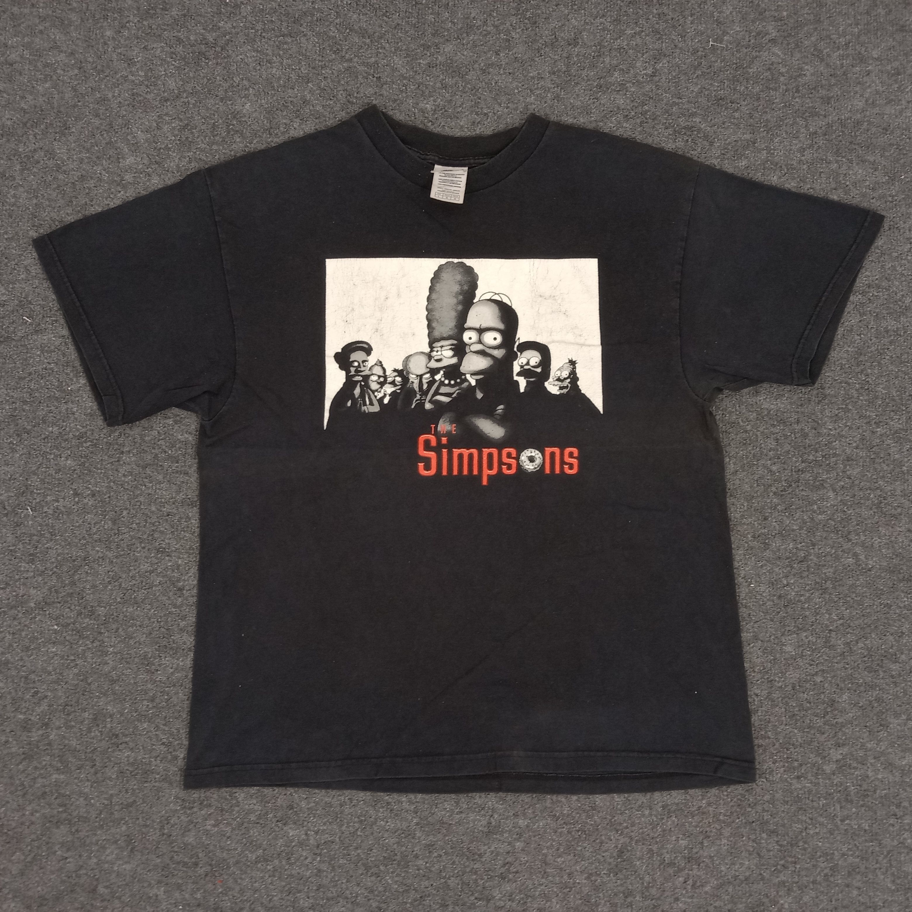 Vintage The Simpsons American Parody Suprano Movie Tshirt Hoodie, Sweatshirt | PodTeesHub.com