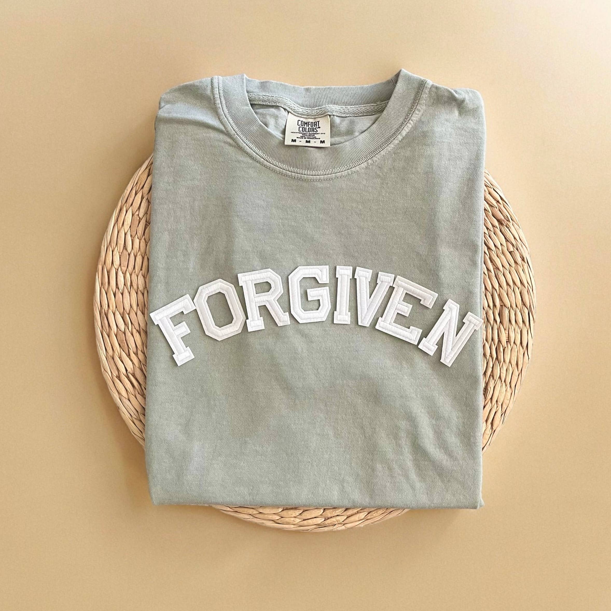Comfort Colors Forgiven Shirt, Mental Health Shirt Hoodie, Sweatshirt | PodTeesHub.com