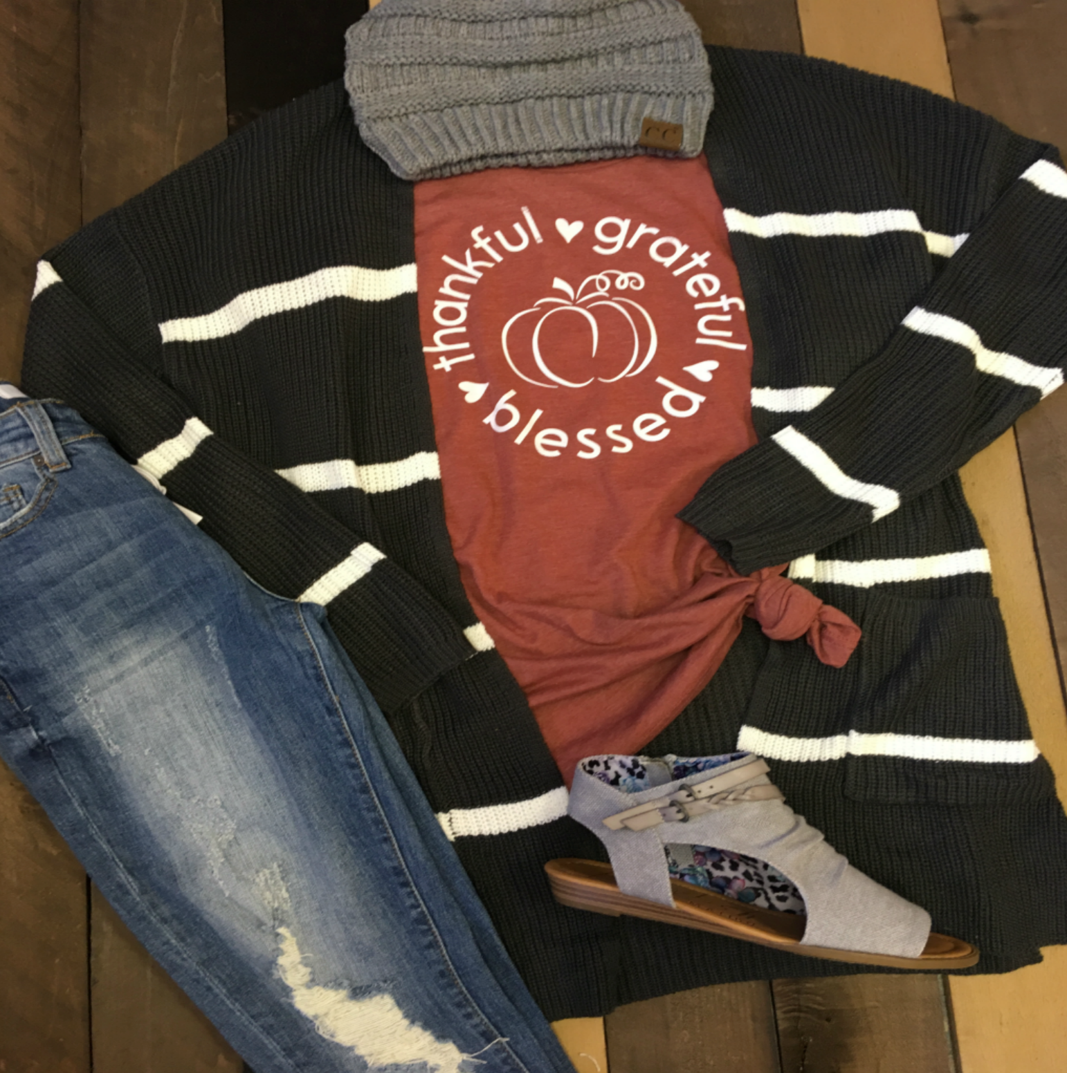 Grateful, Thankful, Blessed Tee Hoodie, Sweatshirt | PodTeesHub.com