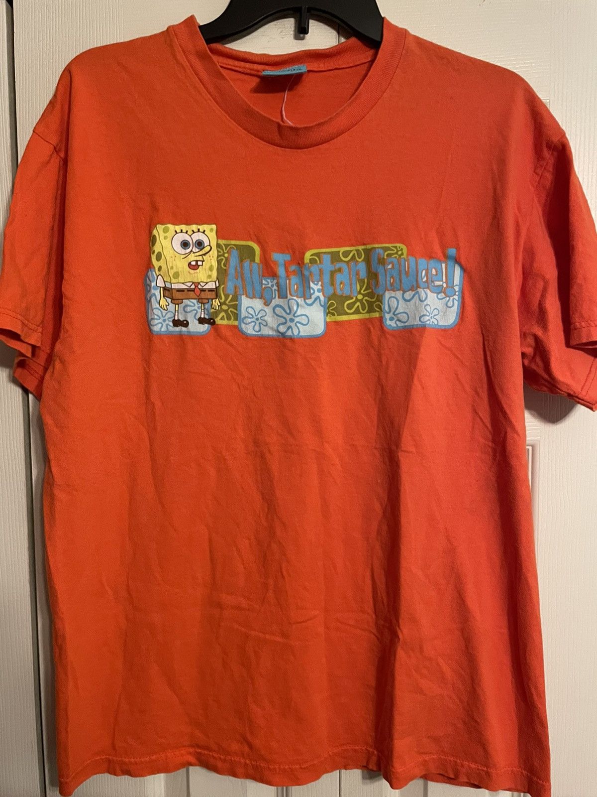 Vintage Spongebob Ah Tartar Sauce Tee Hoodie, Sweatshirt | PodTeesHub.com
