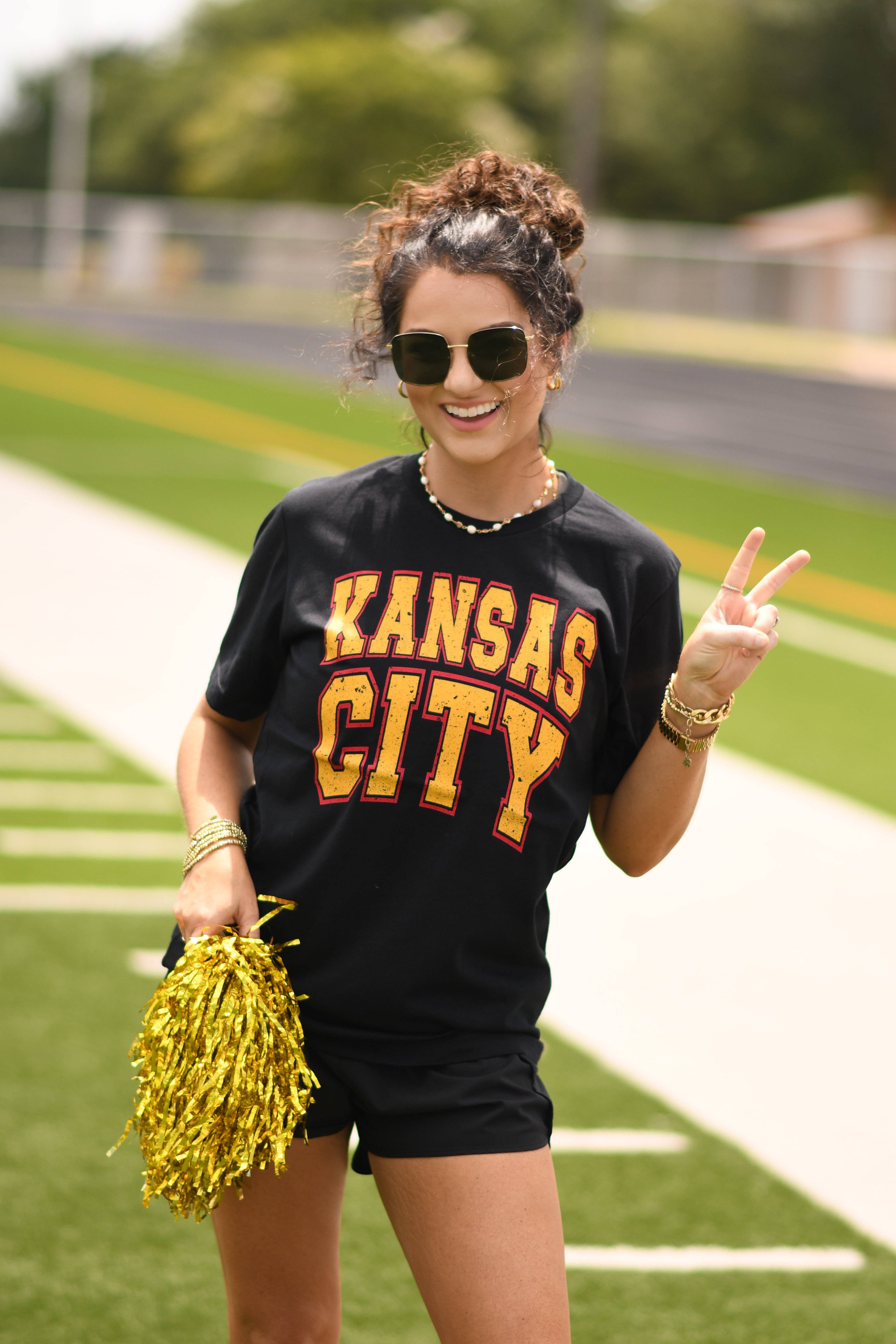 Kansas City Block Tee Hoodie, Sweatshirt | PodTeesHub.com