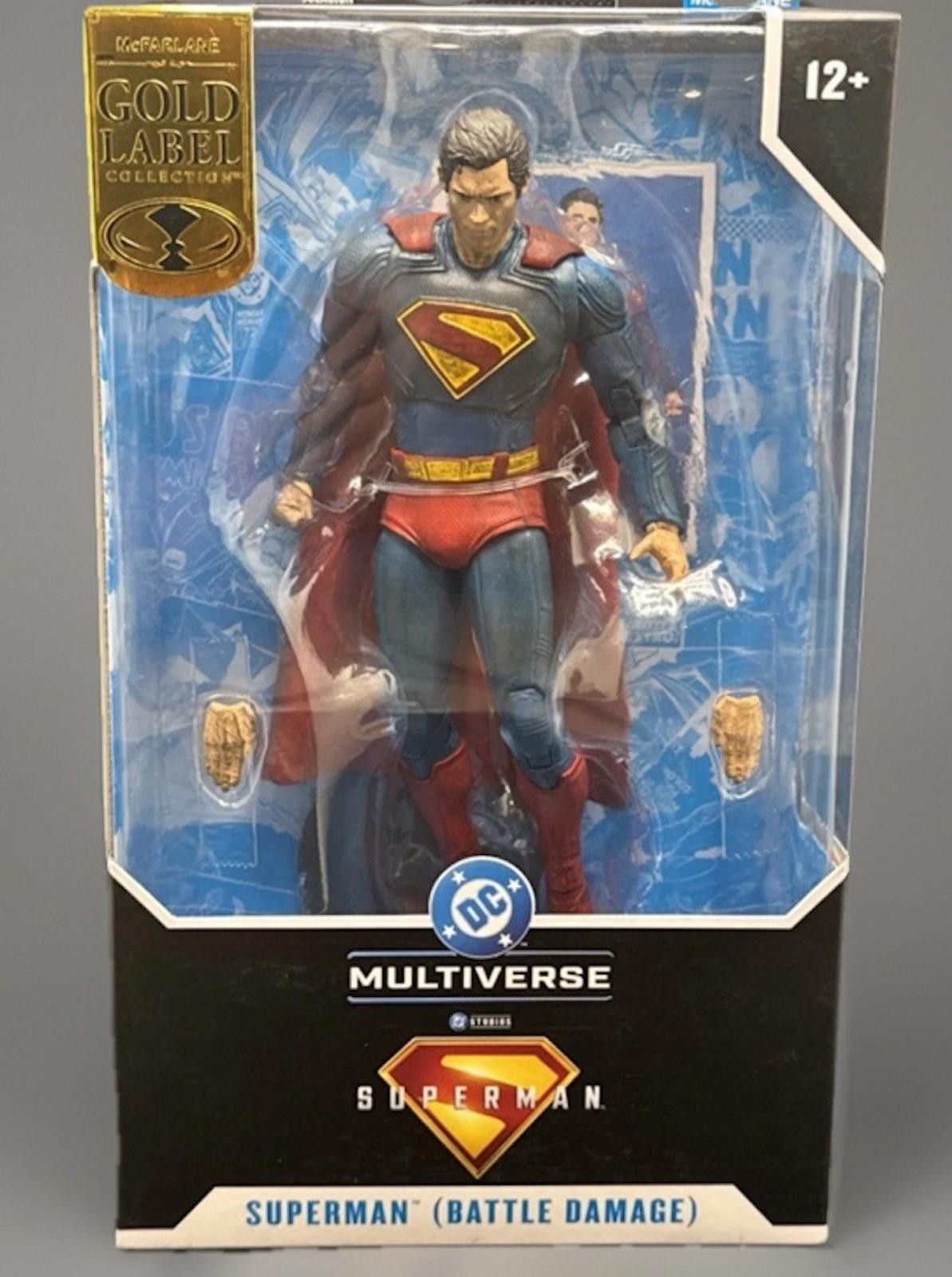 Other Dc Multiverse Superman Battle Damage Gold Label T-Shirts, Hoodie, Sweatshirt | PodTeesHub.com