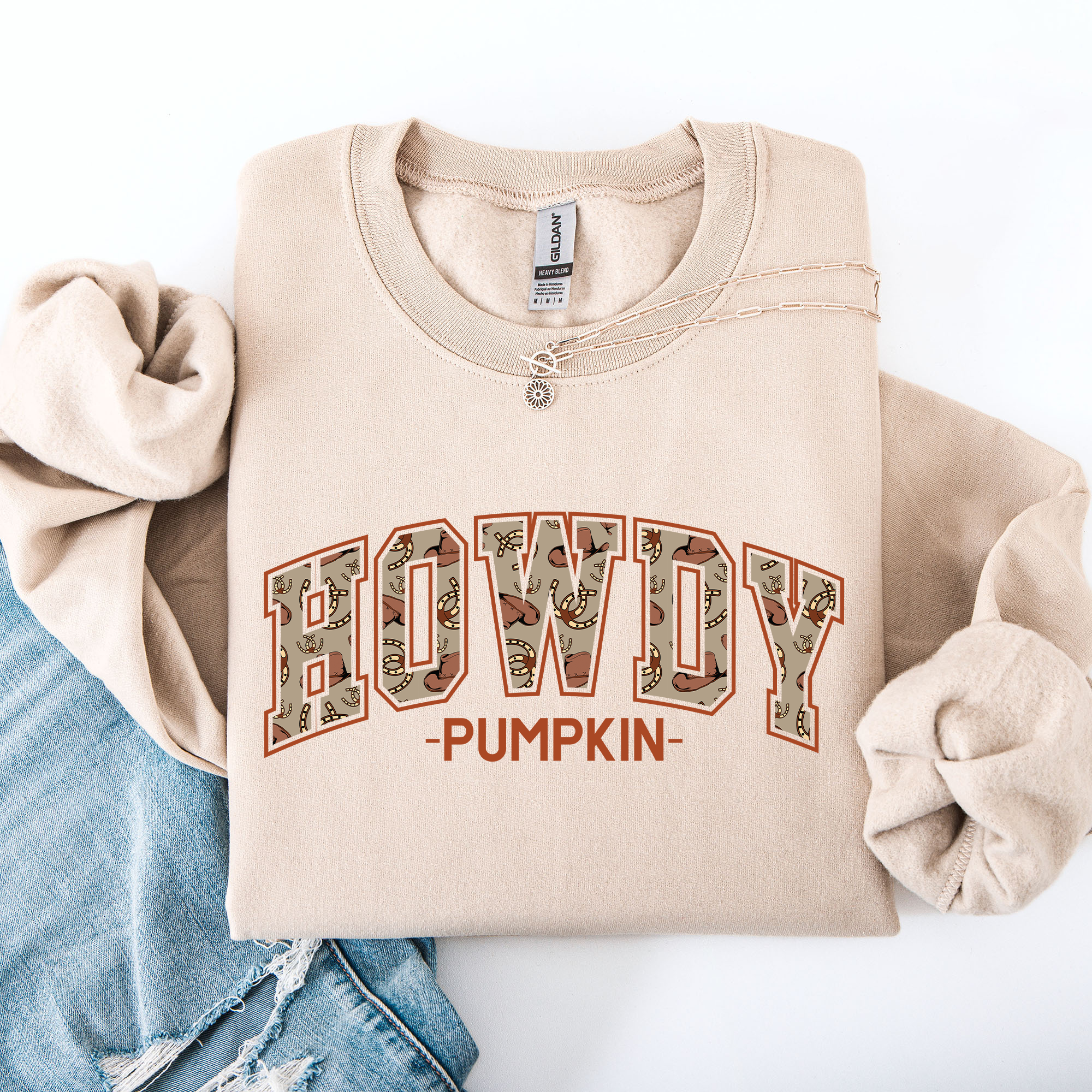 Howdy Pumpkin, Varsity, Collegiate, Fall, Autumn Sweatshirt T-Shirts, Hoodie | PodTeesHub.com