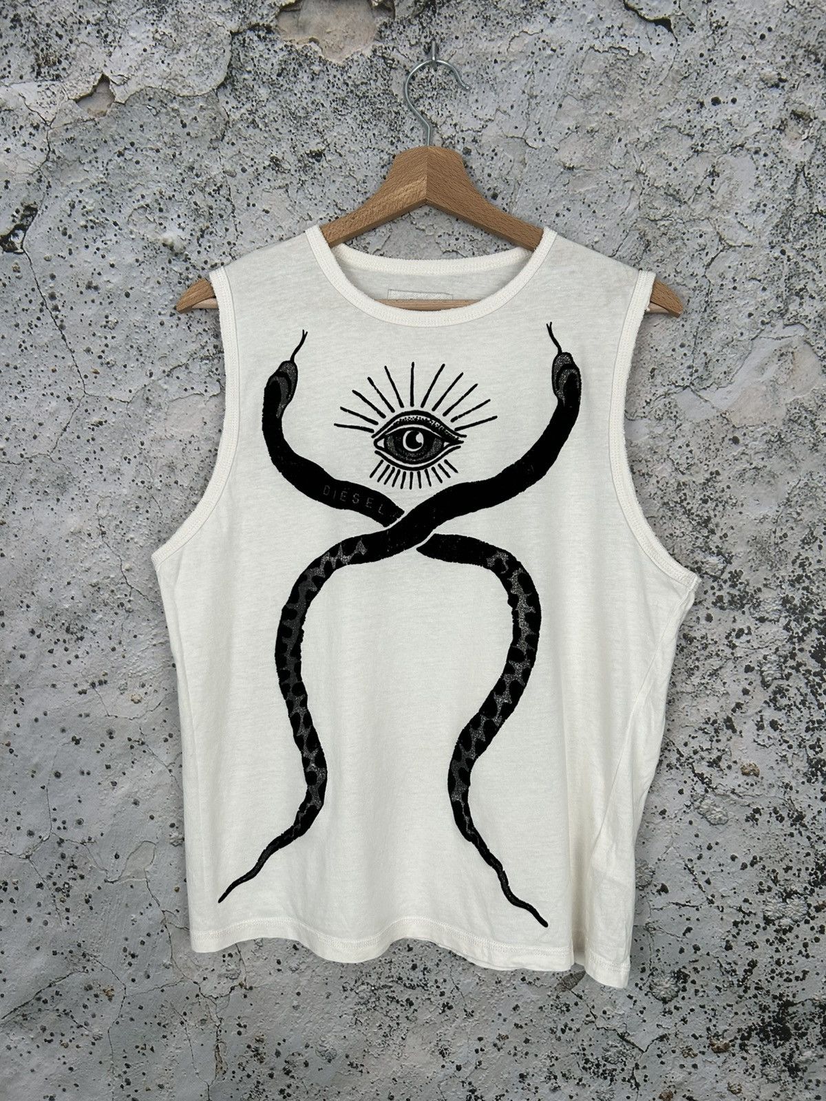 Other Vintage Diesel Snakes Y2k Punk Graphic Tee Avant Garde Hoodie, Sweatshirt | PodTeesHub.com