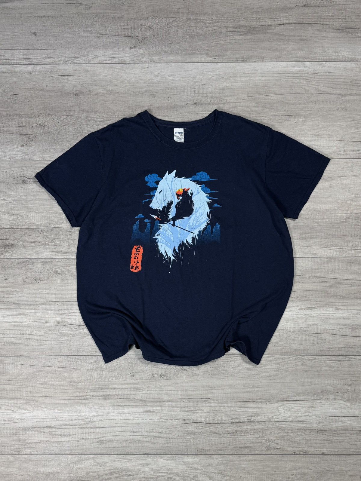 Anime Princess Mononoke 00s Studio Ghibli Vintage Printed Gildan T-Shirts, Hoodie, Sweatshirt