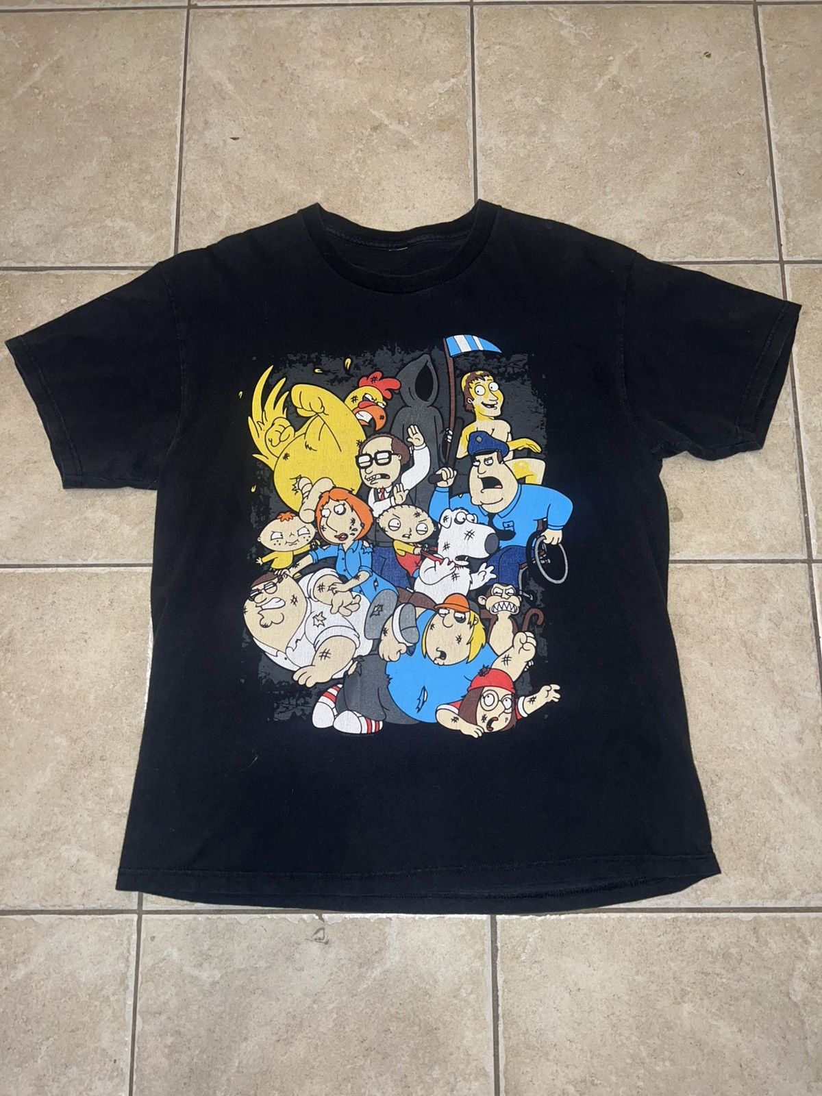 Band Tees Vintage 2000 Family Guy Promo Tee Hoodie, Sweatshirt | PodTeesHub.com