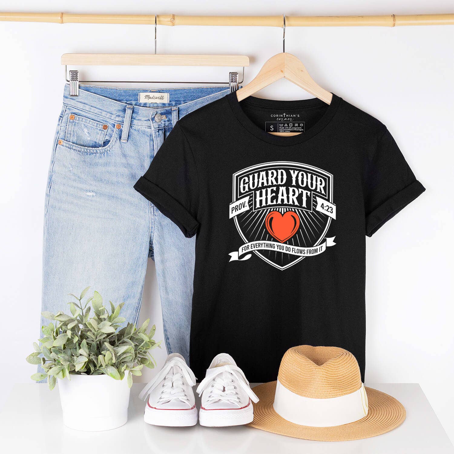 Guard Your Heart Graphic Tee Shirt Hoodie, Sweatshirt | PodTeesHub.com