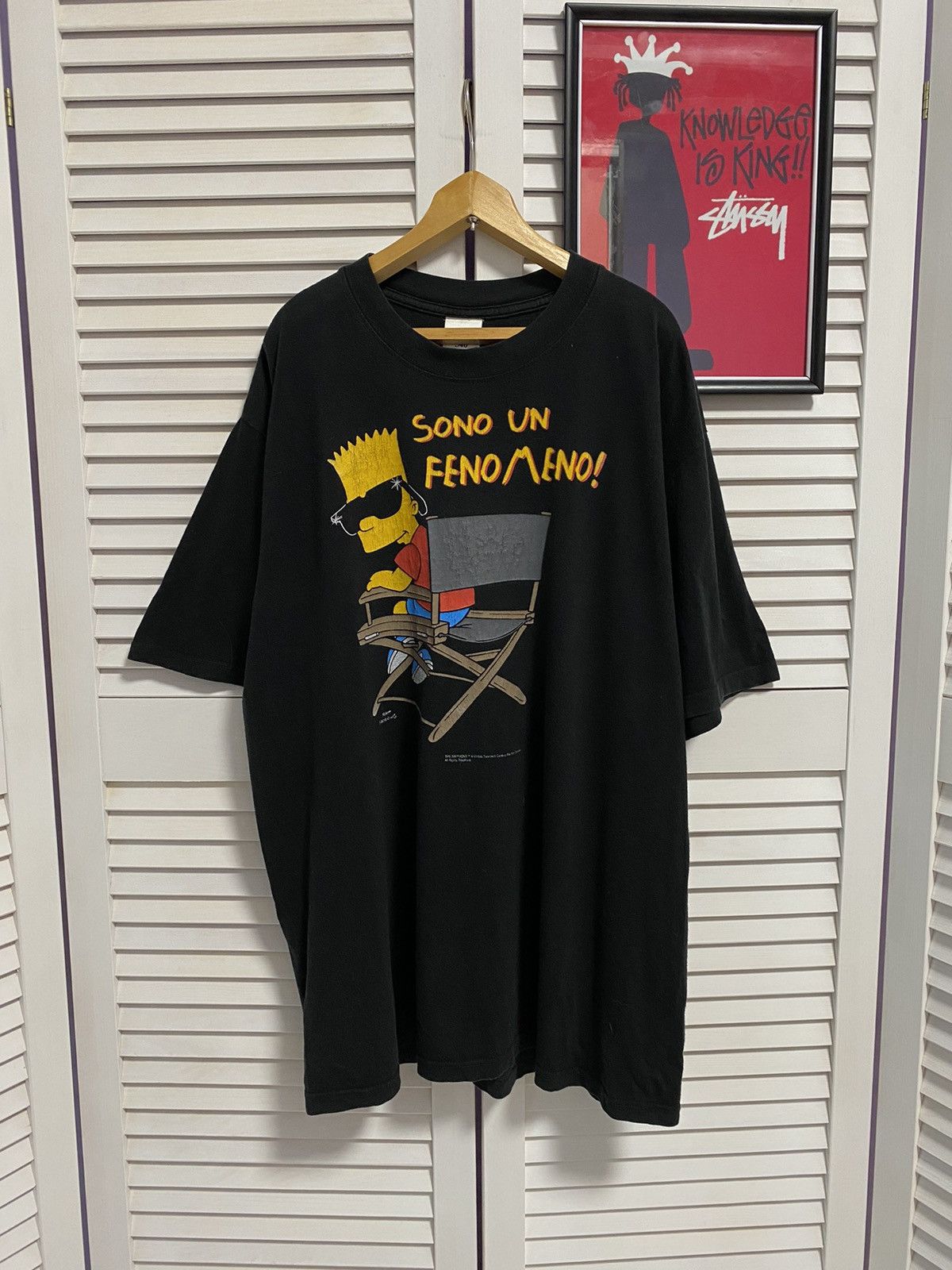 The Simpsons X Vintage Vintage 1998 T Shirt Tee Simpsons Bart Say I M Phenomenon Hoodie, Sweatshirt | PodTeesHub.com