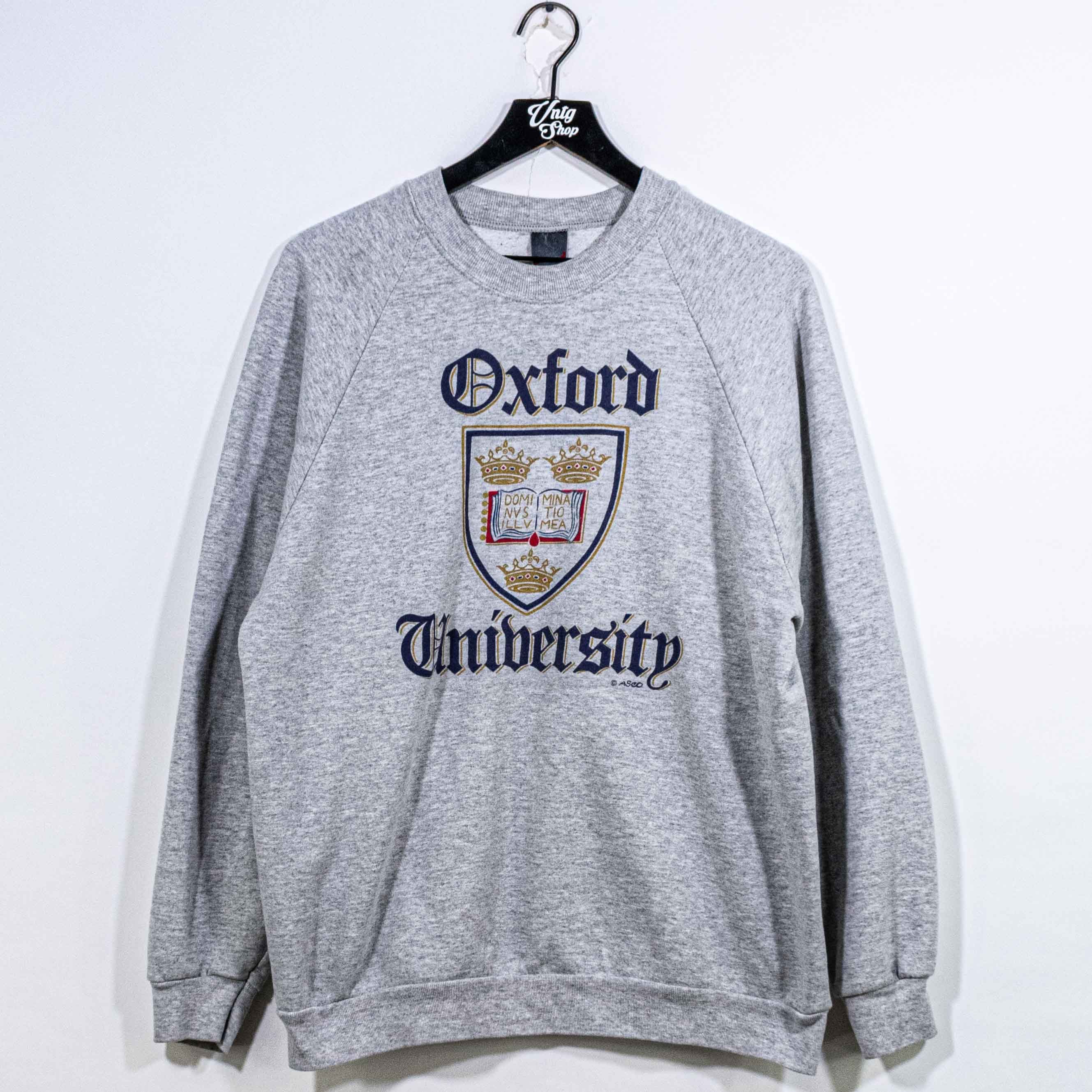 Vintage Vtg Oxford University Sweatshirt Graphic Crewneck College T-Shirts, Hoodie | PodTeesHub.com