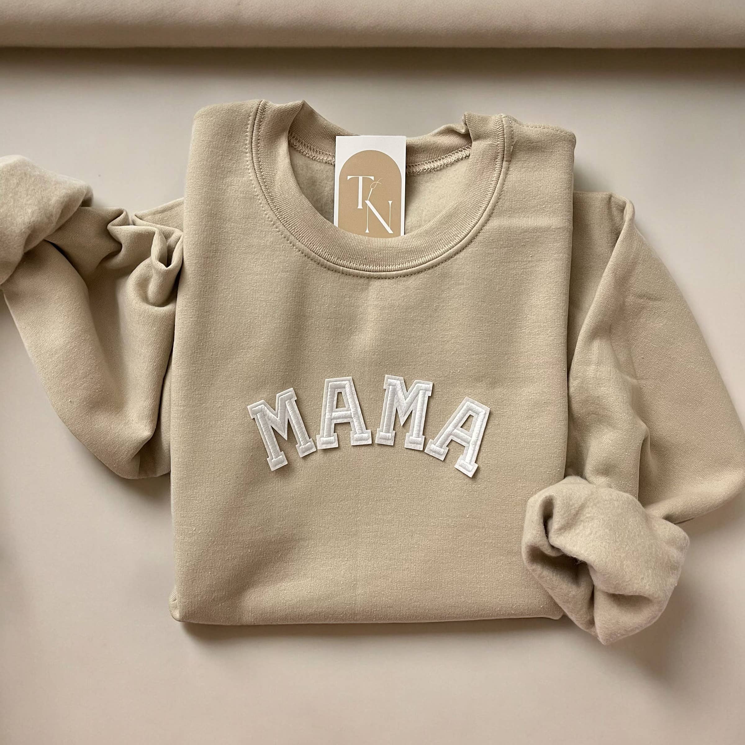Mama Crewneck Sweatshirt | Gifts For Mom T-Shirts, Hoodie | PodTeesHub.com