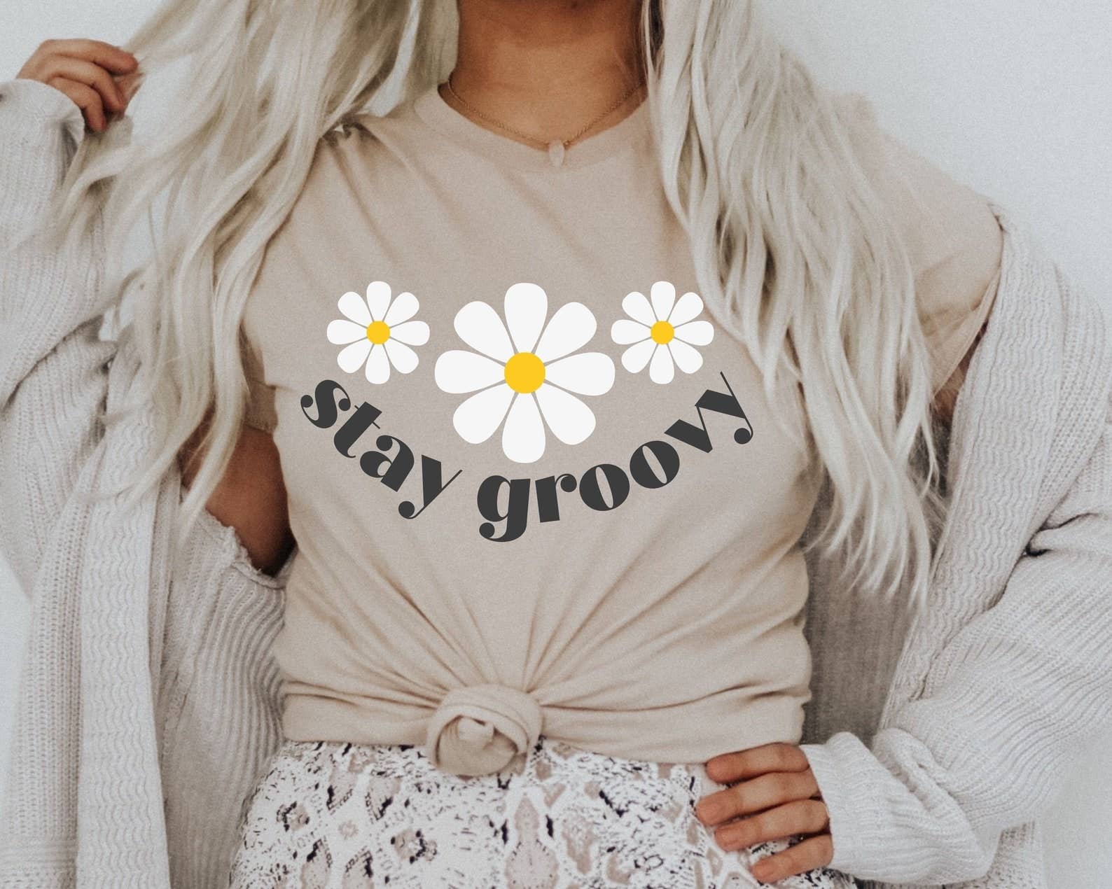 Stay Groovy T-Shirt Hoodie, Sweatshirt | PodTeesHub.com