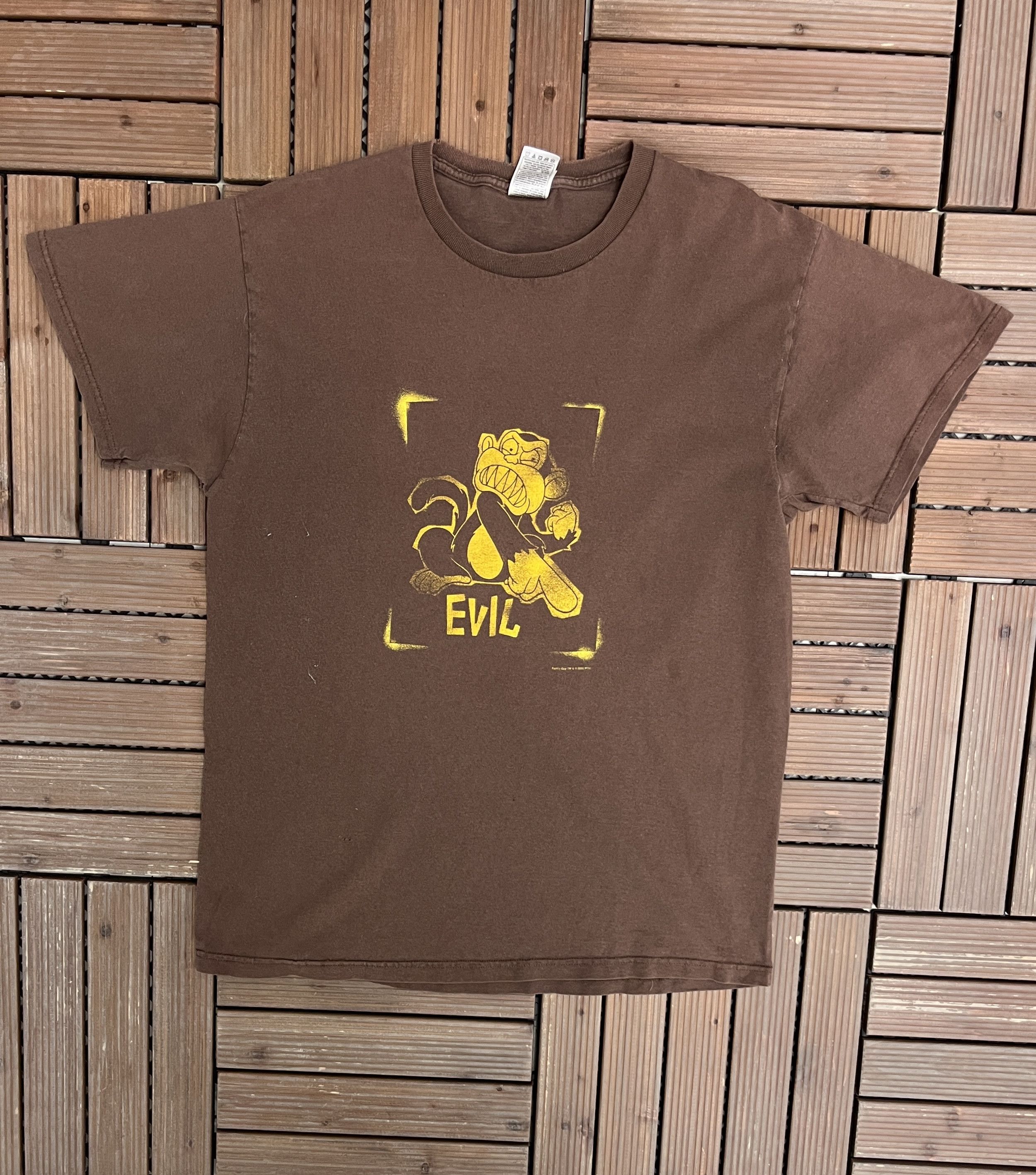 Vintage Family Guy Evil Monkey Vintage Y2k Brown T Shirt Tee Hoodie, Sweatshirt | PodTeesHub.com