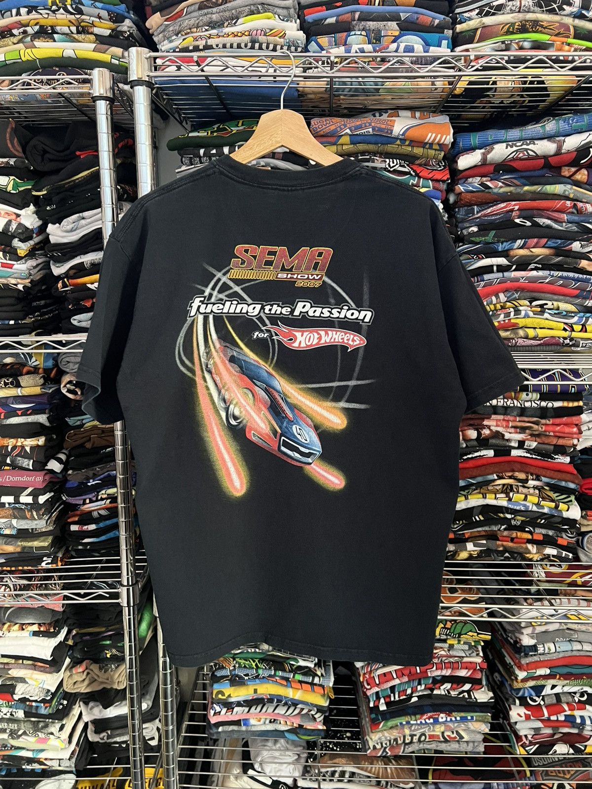 Nascar 2007 Sema Show Hot Wheels Promo Racing Cars Tee Hoodie, Sweatshirt | PodTeesHub.com
