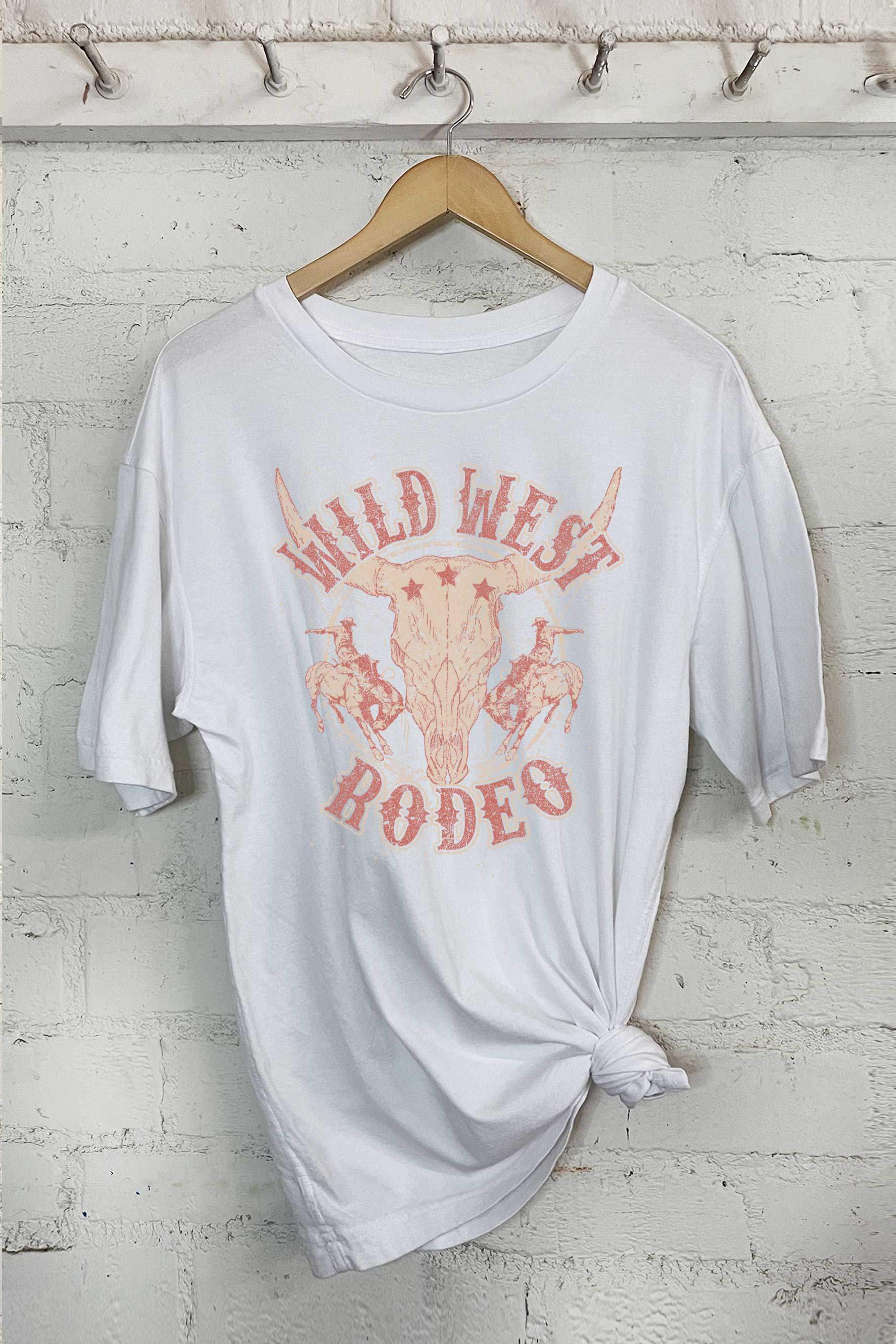 Wild West Rodeo-Oversized Tee Hoodie, Sweatshirt | PodTeesHub.com
