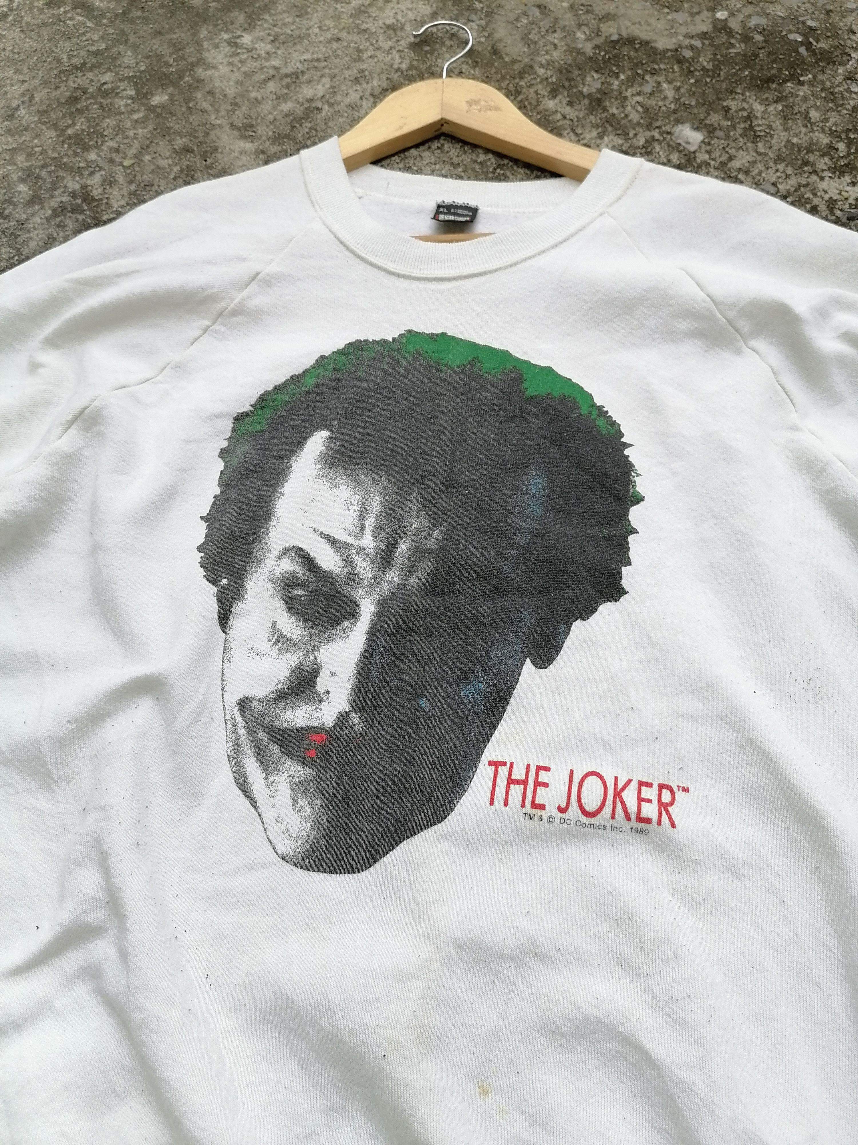 Vintage 80s Screen Stars Joker Dc Sweatshirt T-Shirts, Hoodie | PodTeesHub.com