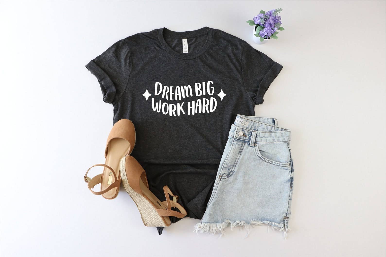 Dream Big Work Hard T-Shirt Hoodie, Sweatshirt | PodTeesHub.com