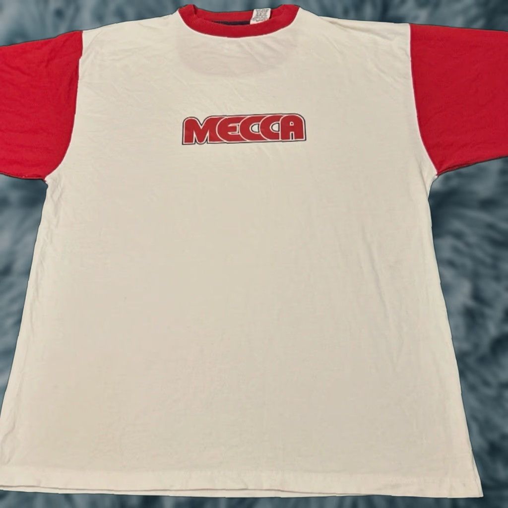 Vintage Mecca Hip Hop Logo Shirt Xl Mens 90s Y2k Vtg Skater White Hoodie, Sweatshirt | PodTeesHub.com