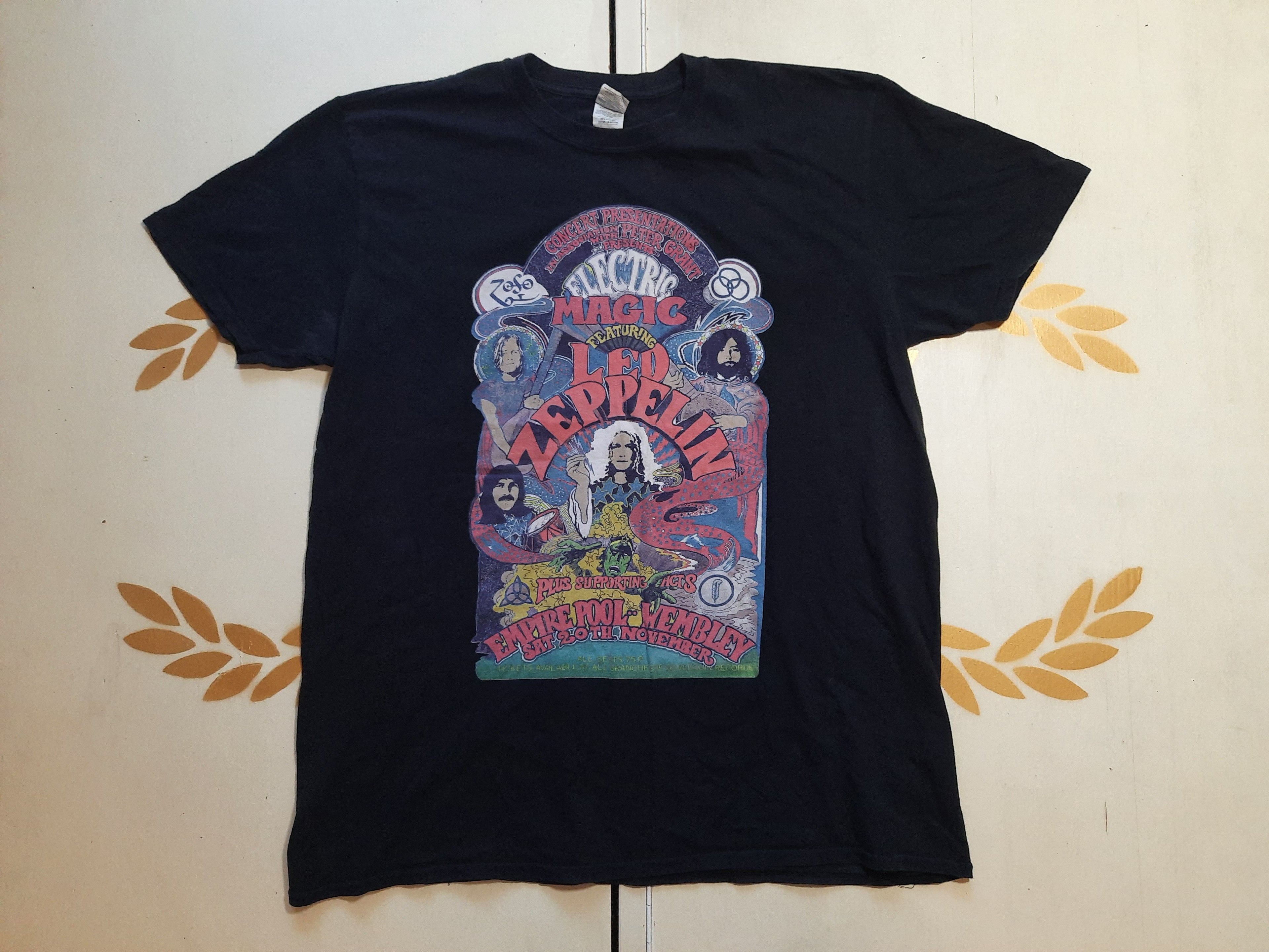 Gildan X Led Zeppelin Led Zeppelin Electro Magic T Shirt Hoodie, Sweatshirt | PodTeesHub.com