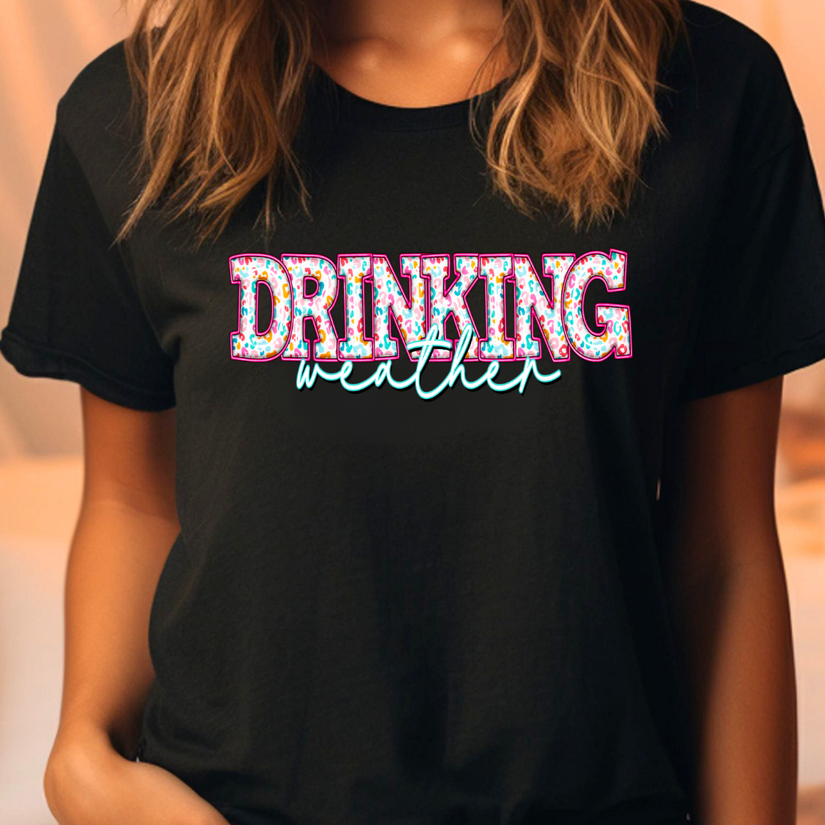 Drinking Weather Tee Hoodie, Sweatshirt | PodTeesHub.com