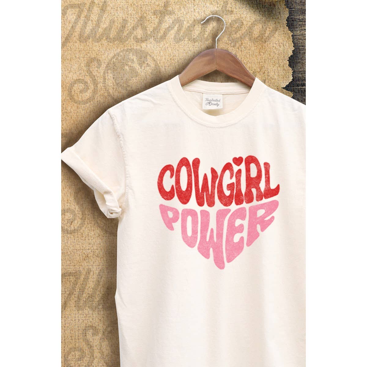 Cowgirl Power Vintage Graphic  Tee Hoodie, Sweatshirt | PodTeesHub.com