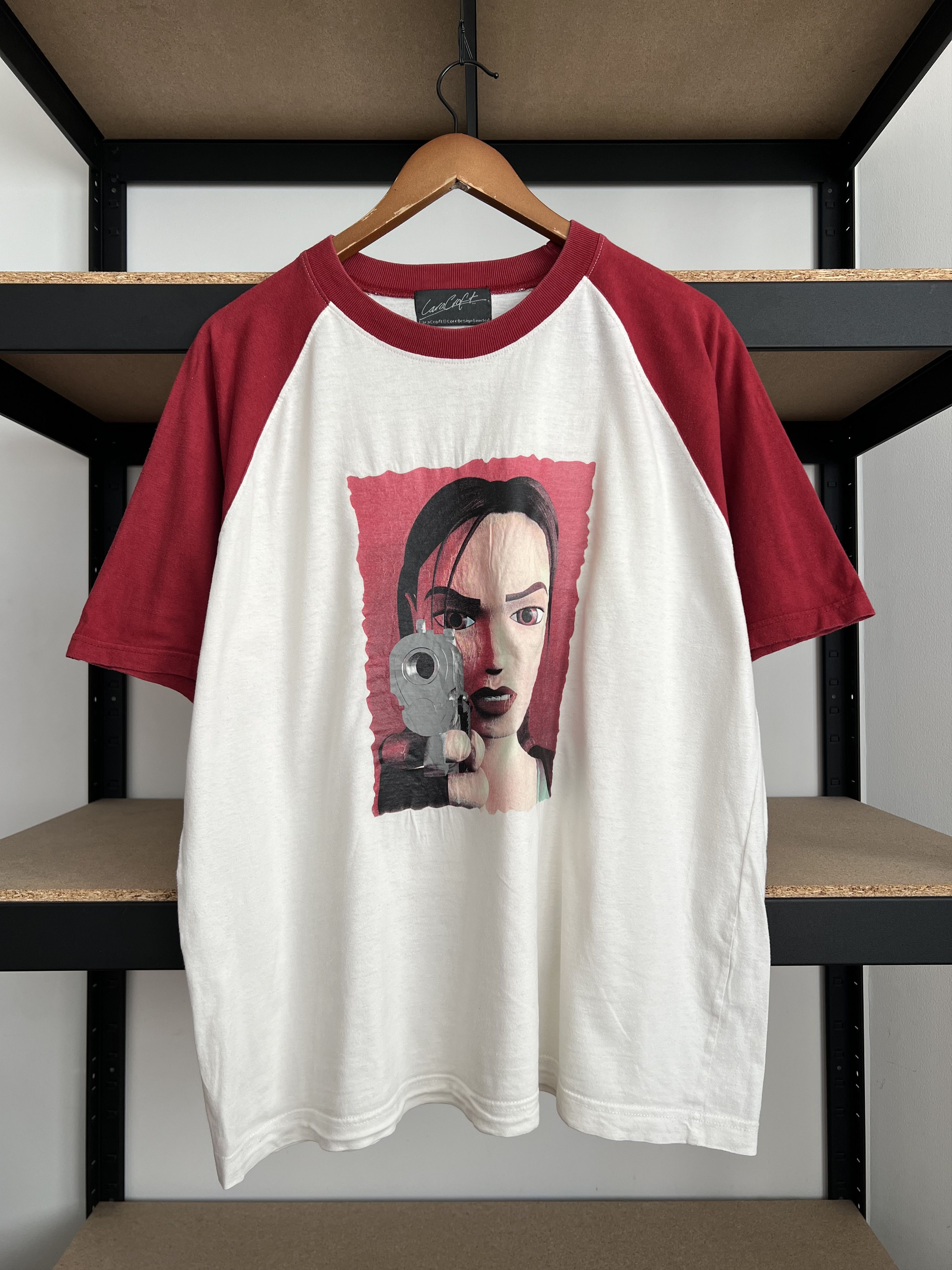 Playstation Vintage 90s Lara Croft Tomb Raider Game T Shirt Hoodie, Sweatshirt | PodTeesHub.com