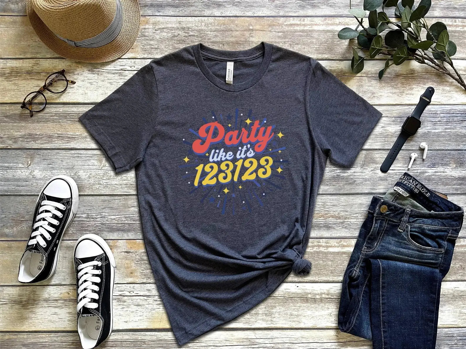 Party Like 123123 T-Shirt Hoodie, Sweatshirt | PodTeesHub.com