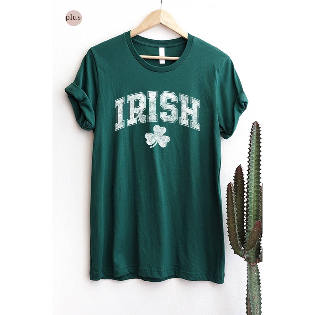 Irish Vintage Graphic Plus Tee Hoodie, Sweatshirt | PodTeesHub.com