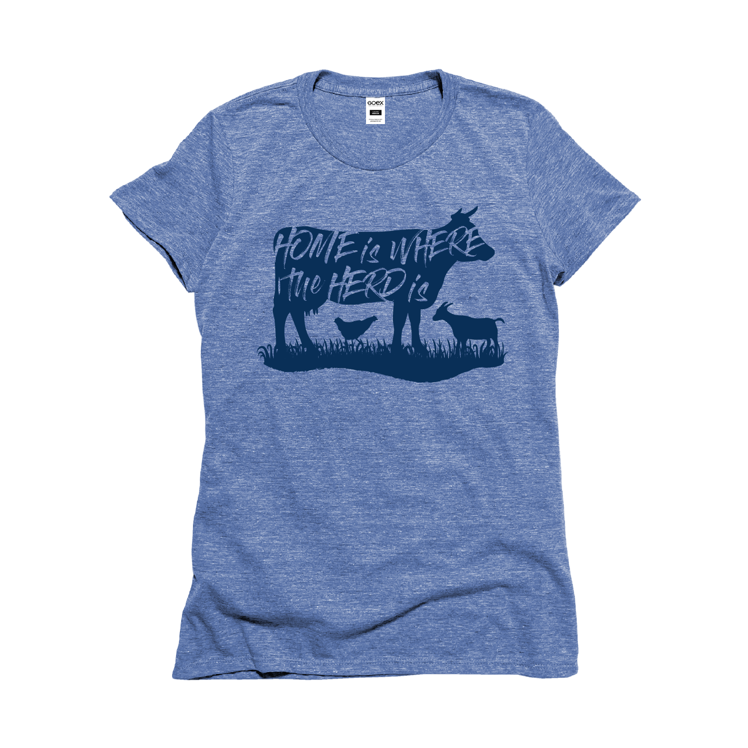 Home Is Where the Herd Is - Ladies Graphic Tee 12pk Hoodie, Sweatshirt | PodTeesHub.com