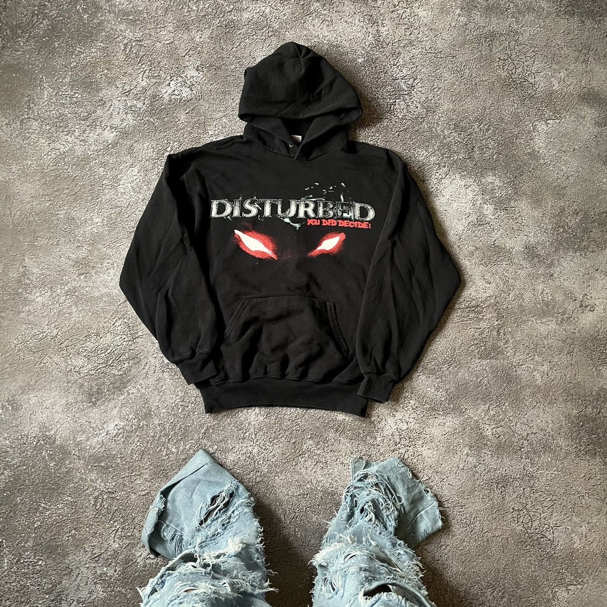 Vintage Y2k Disturbed Dead Cross Skulls Creepy Horror Hoodie T-Shirts, Sweatshirt | PodTeesHub.com