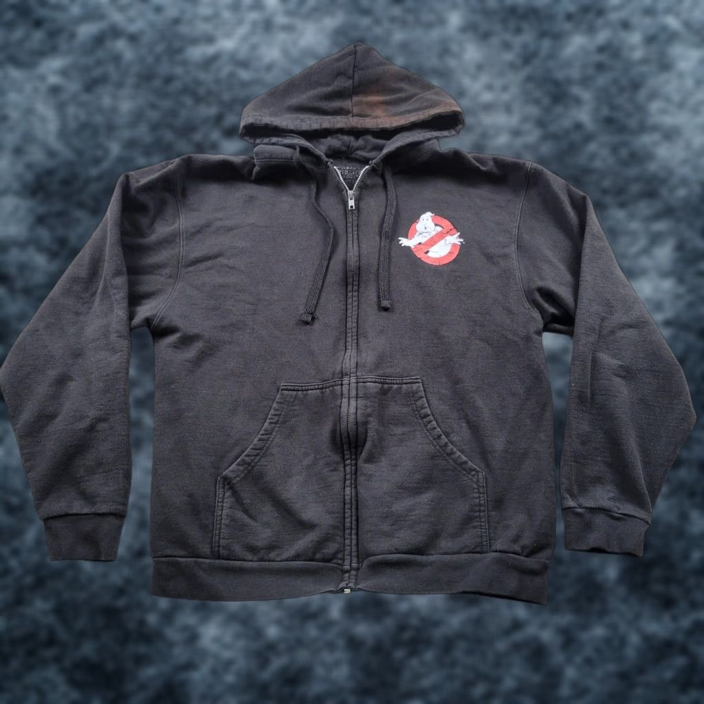 Vintage Ghostbusters Large Black Full Zip I Aint Afraid T-Shirts, Hoodie, Sweatshirt
