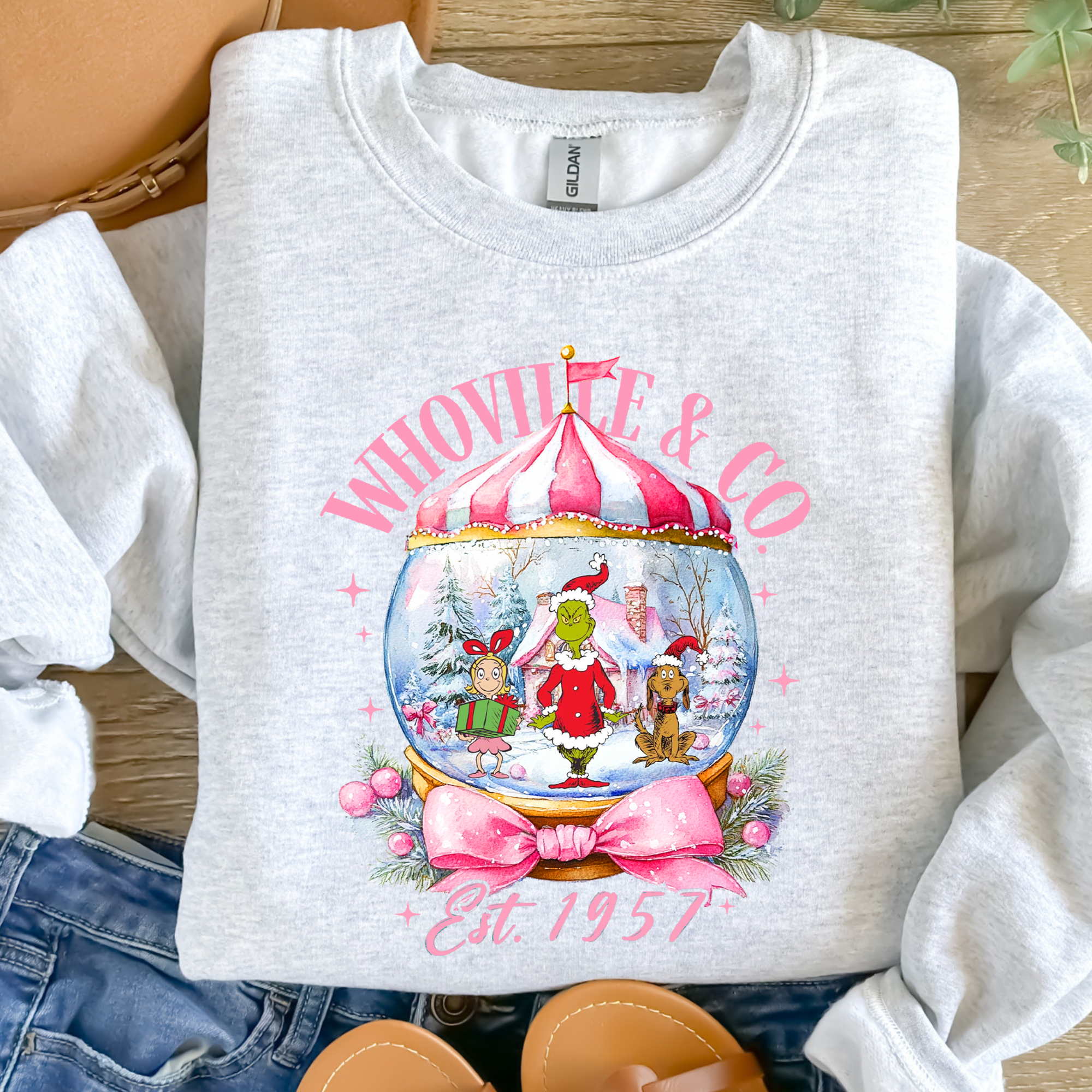 Whoville Graphic Tee/Crewneck Hoodie, Sweatshirt | PodTeesHub.com