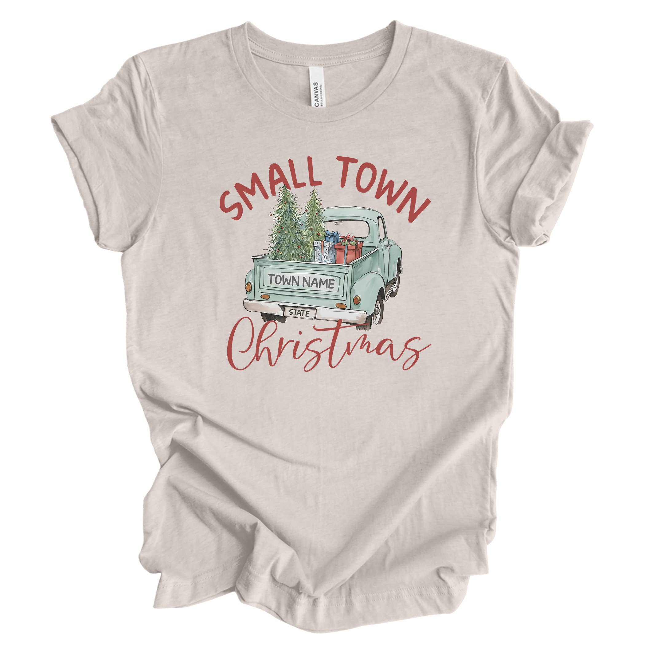 Small Town Tailgate Personalized Tee Hoodie, Sweatshirt | PodTeesHub.com