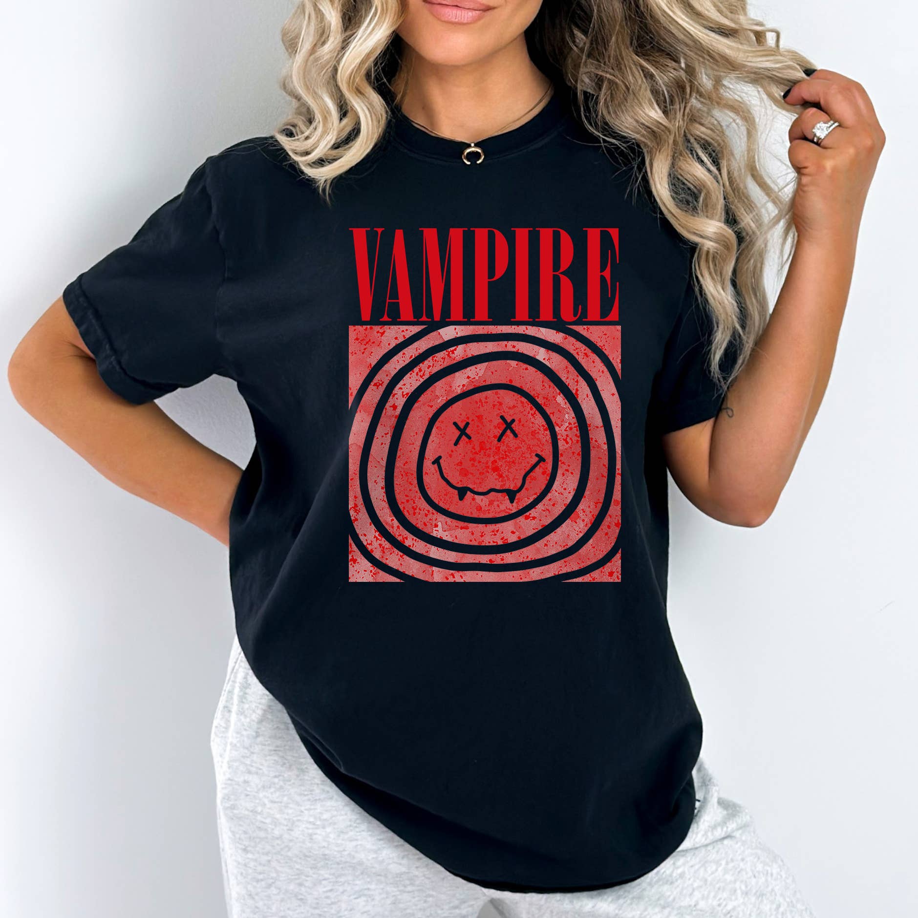 Vampire Tee | Halloween | Sizes S-2XL Hoodie, Sweatshirt | PodTeesHub.com