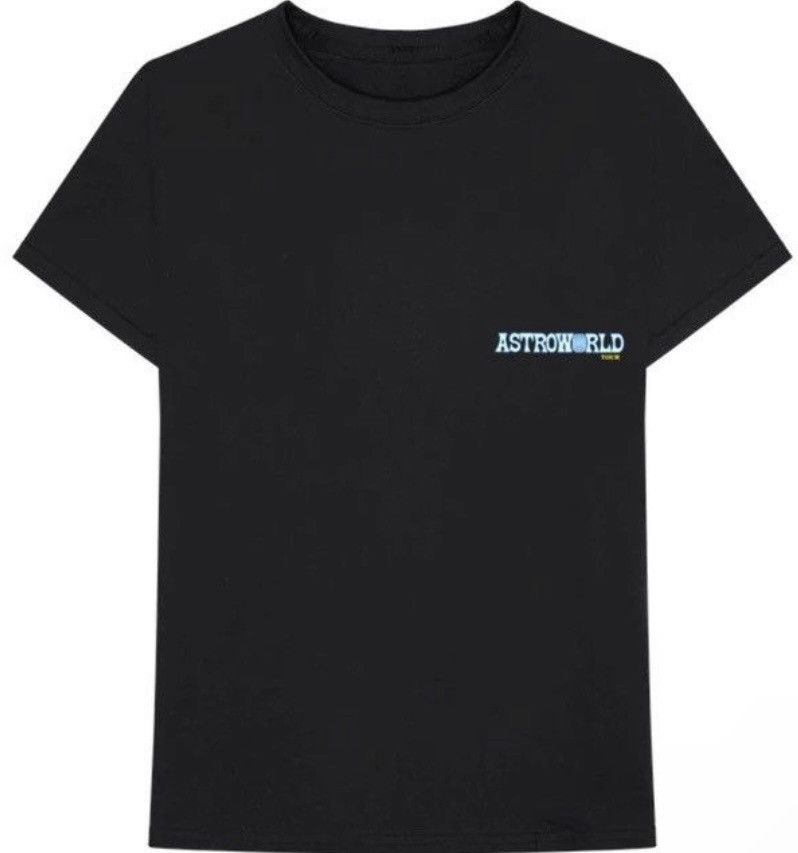 Scott Travis Scott Astroworld Tour Launch T Shirt Size Large Hoodie, Sweatshirt | PodTeesHub.com