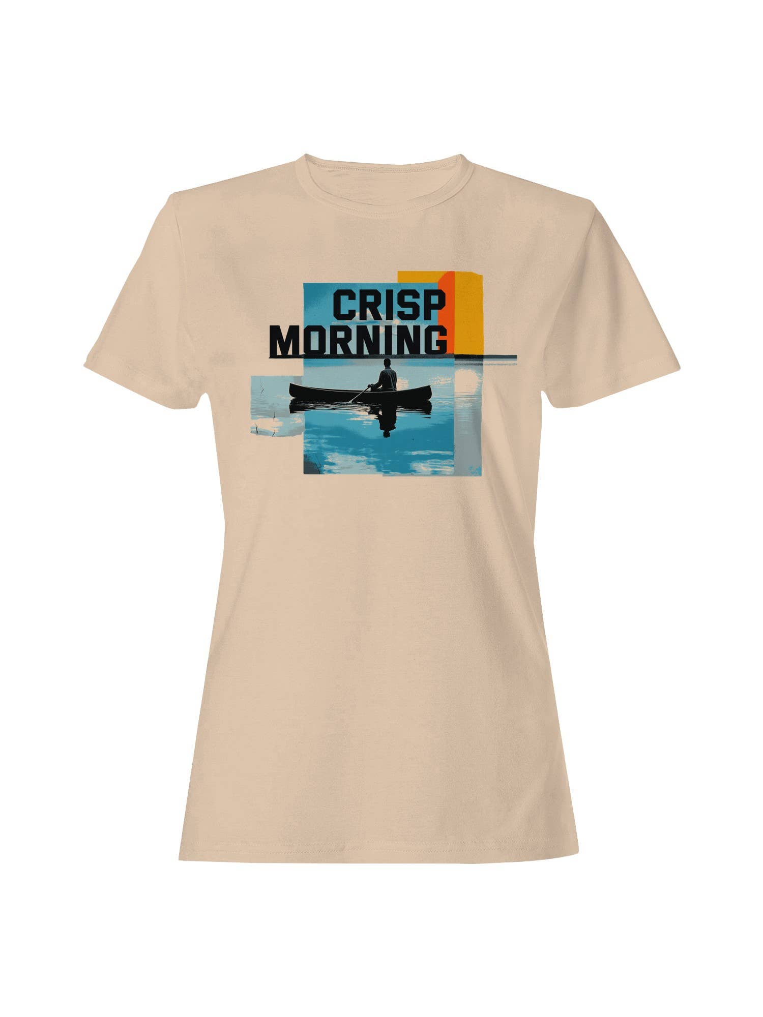 Crisp Morning Canoe Adventure Women's T-Shirt Hoodie, Sweatshirt | PodTeesHub.com