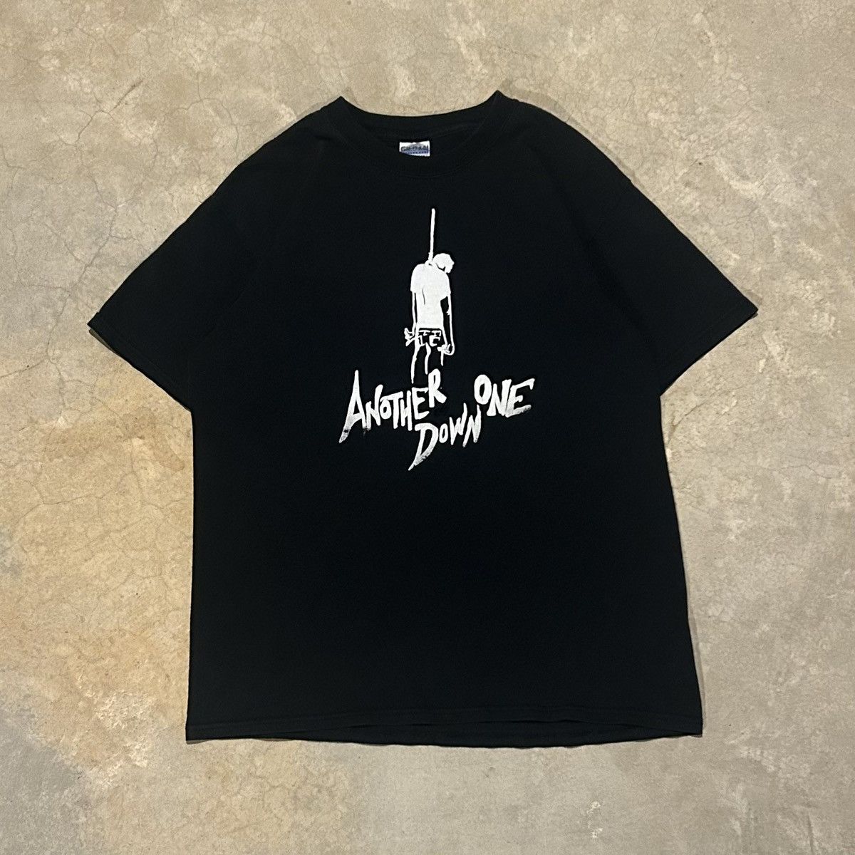 Unsound Rags X Vintage Vintage 2000s Another One Down Hardcore Band Tee Distressed Hoodie, Sweatshirt | PodTeesHub.com