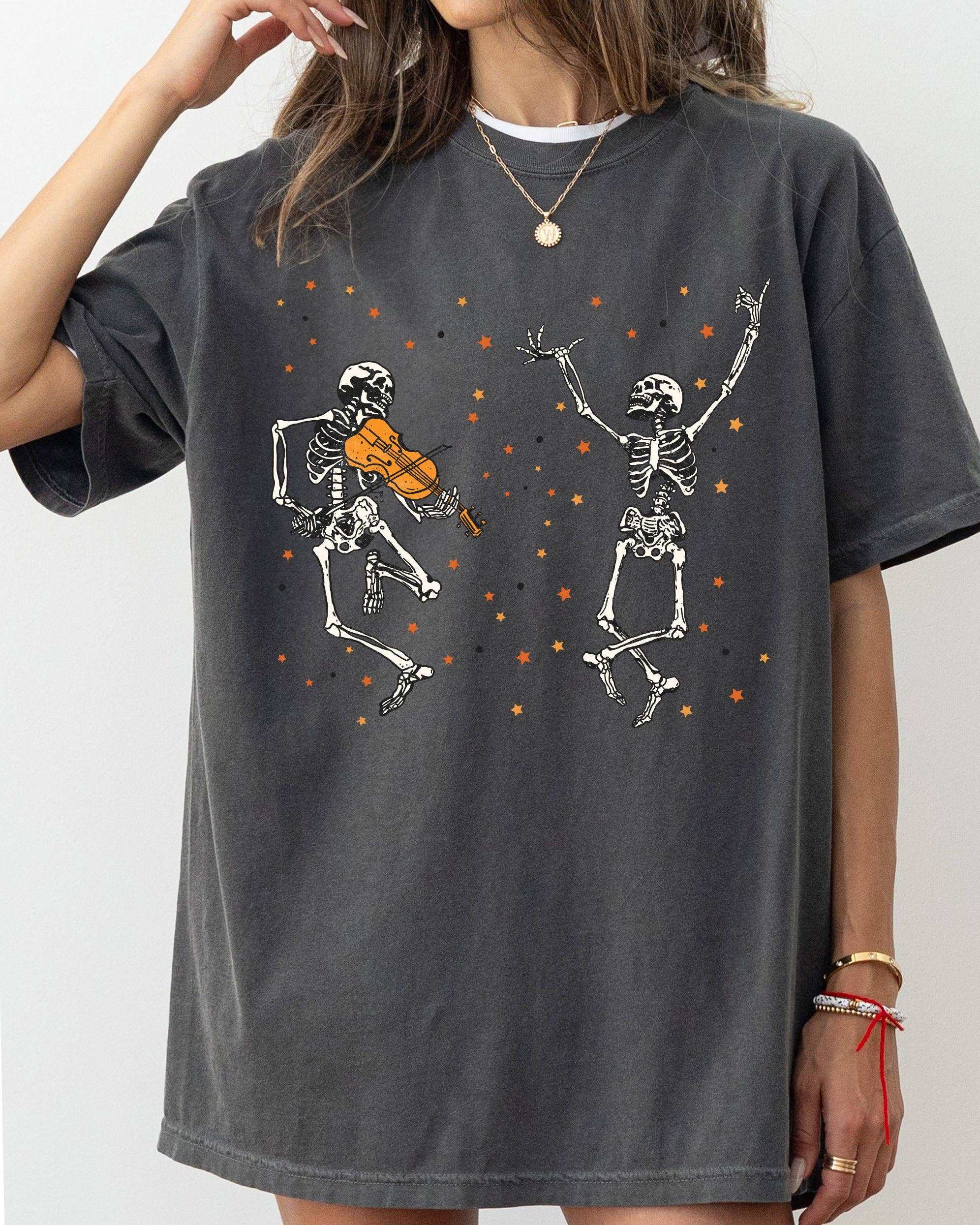Dancing Skeletons, Stars, Vintage, Western Halloween, Tshirt Hoodie, Sweatshirt | PodTeesHub.com