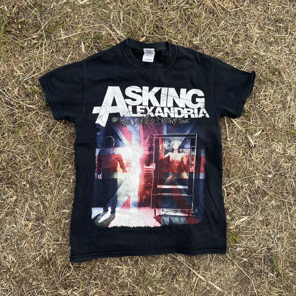 Vintage Y2k Asking Aleksandria Tour Tee Band Rock Shirt Hoodie, Sweatshirt | PodTeesHub.com