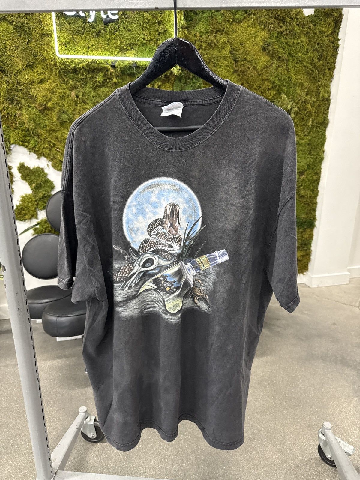Other Vintage Ohio Easyriders Biker Snake Tee Washed Black Hoodie, Sweatshirt | PodTeesHub.com