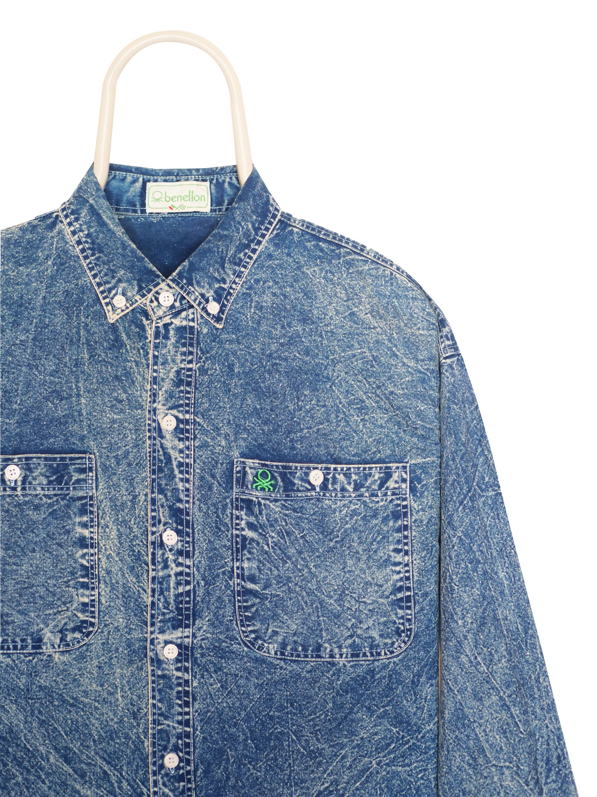 Benetton Vintage 80s Shirt Hoodie, Sweatshirt | PodTeesHub.com