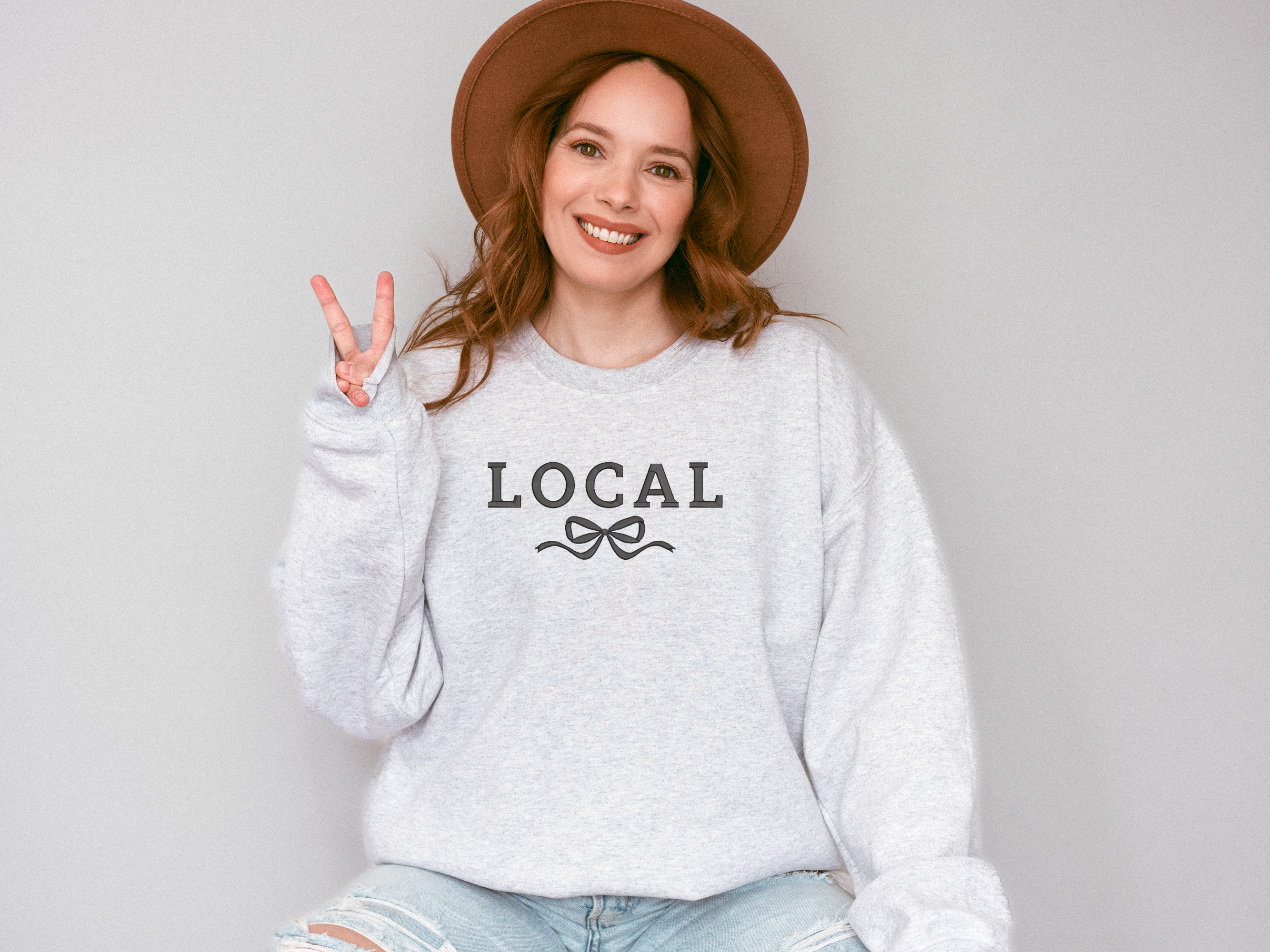 Local Sweatshirt, Custom Sweatshirt, Bow Sweatshirt T-Shirts, Hoodie | PodTeesHub.com